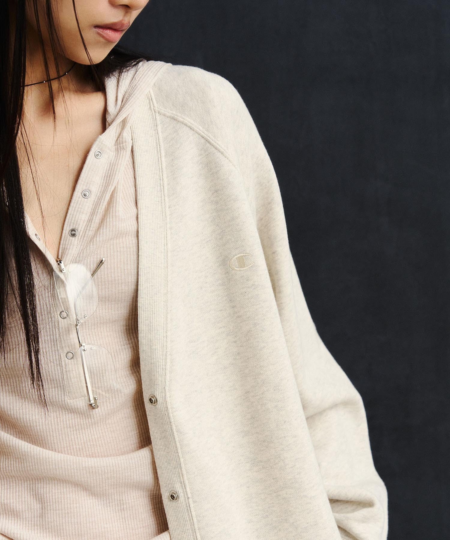 Champion別注/SWEAT CARDIGAN