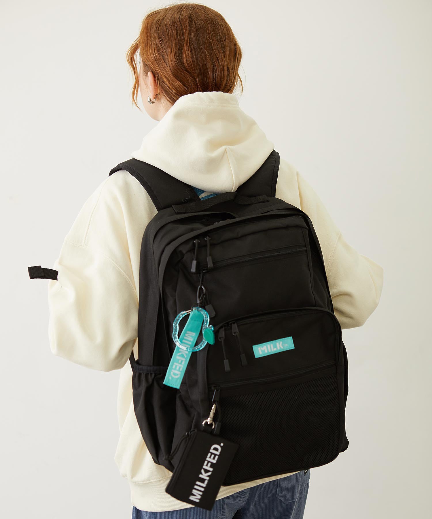 W ZIP BACKPACK LtGREEN