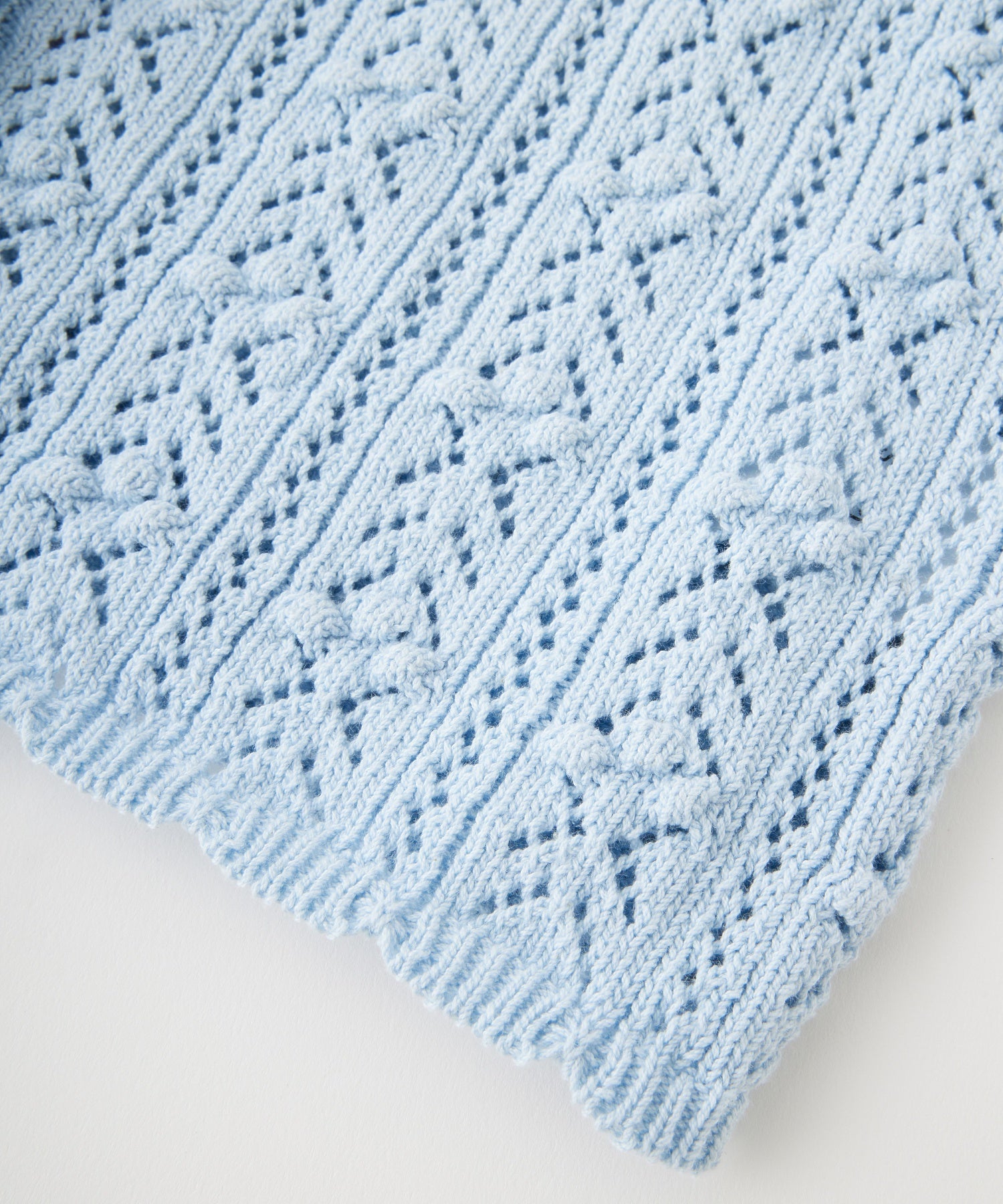 OPENWORK KNIT CARDIGAN