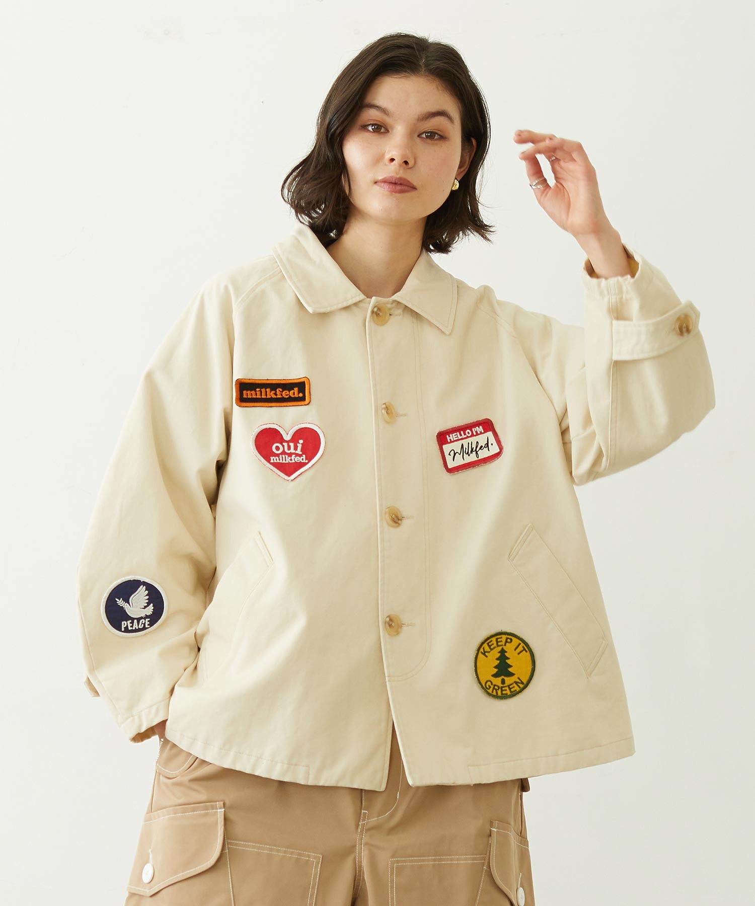 PATCH HOODED JACKET