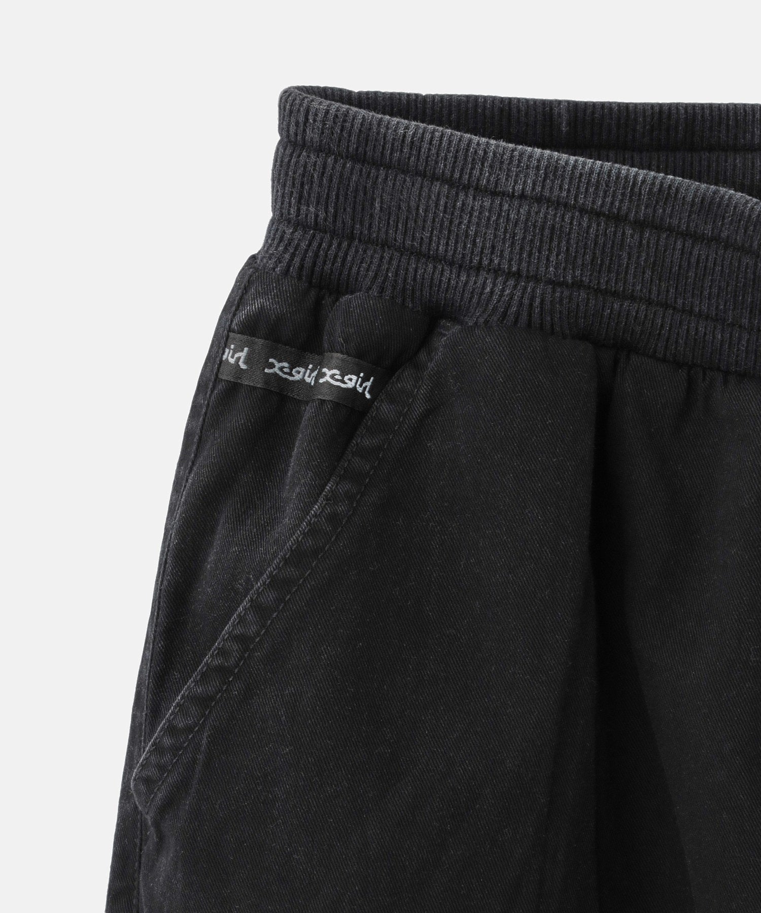 WAIST RIB EASY PANTS