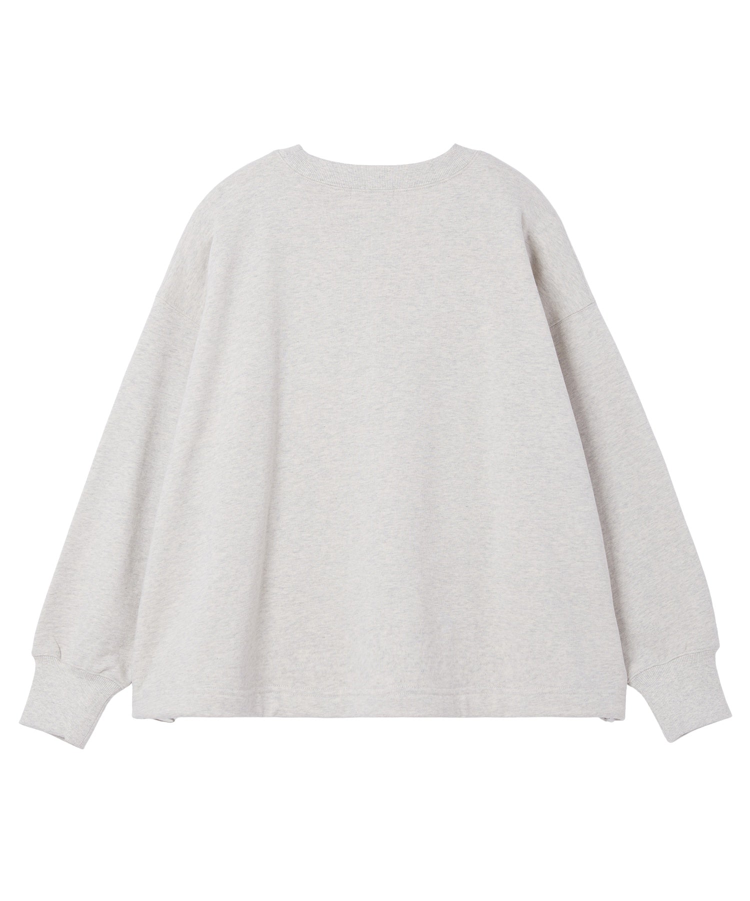 PATCH DRAWSTRING BIG SWEAT TOP