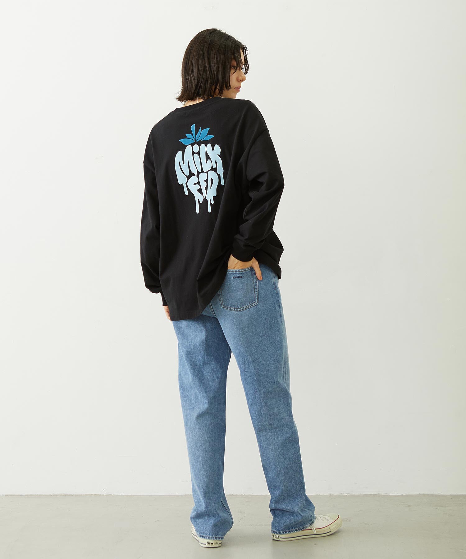 MELTY STRAWBERRY WIDE L/S TEE