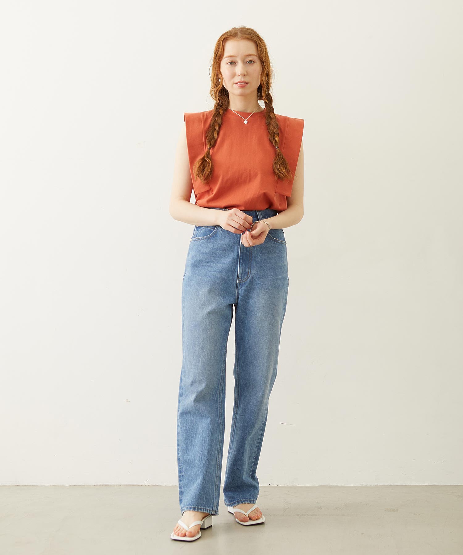 STRAIGHT DENIM PANTS