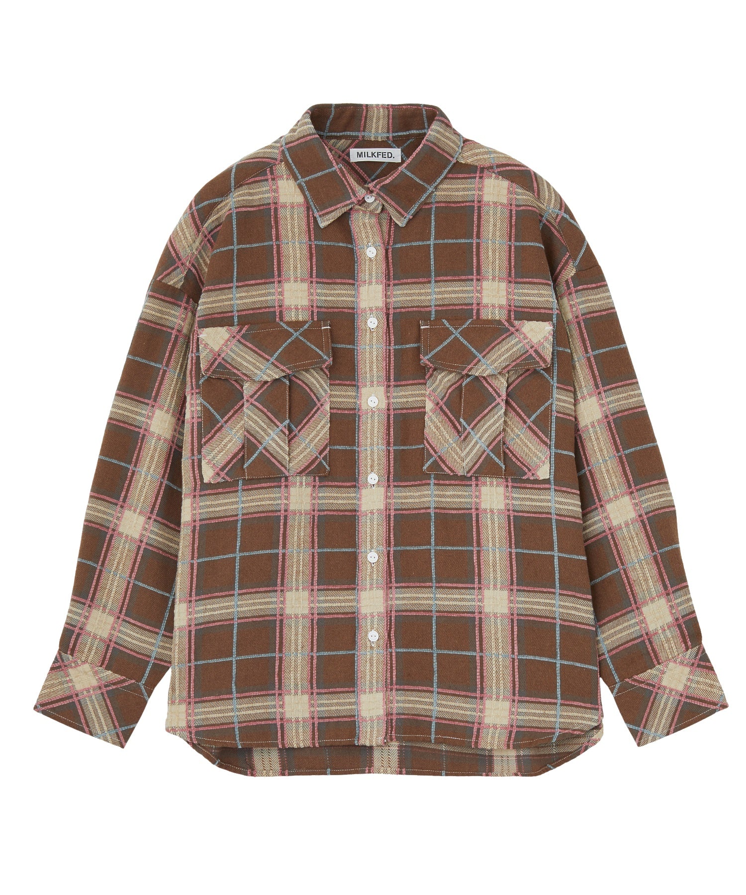 LOGO PLAID SHIRT
