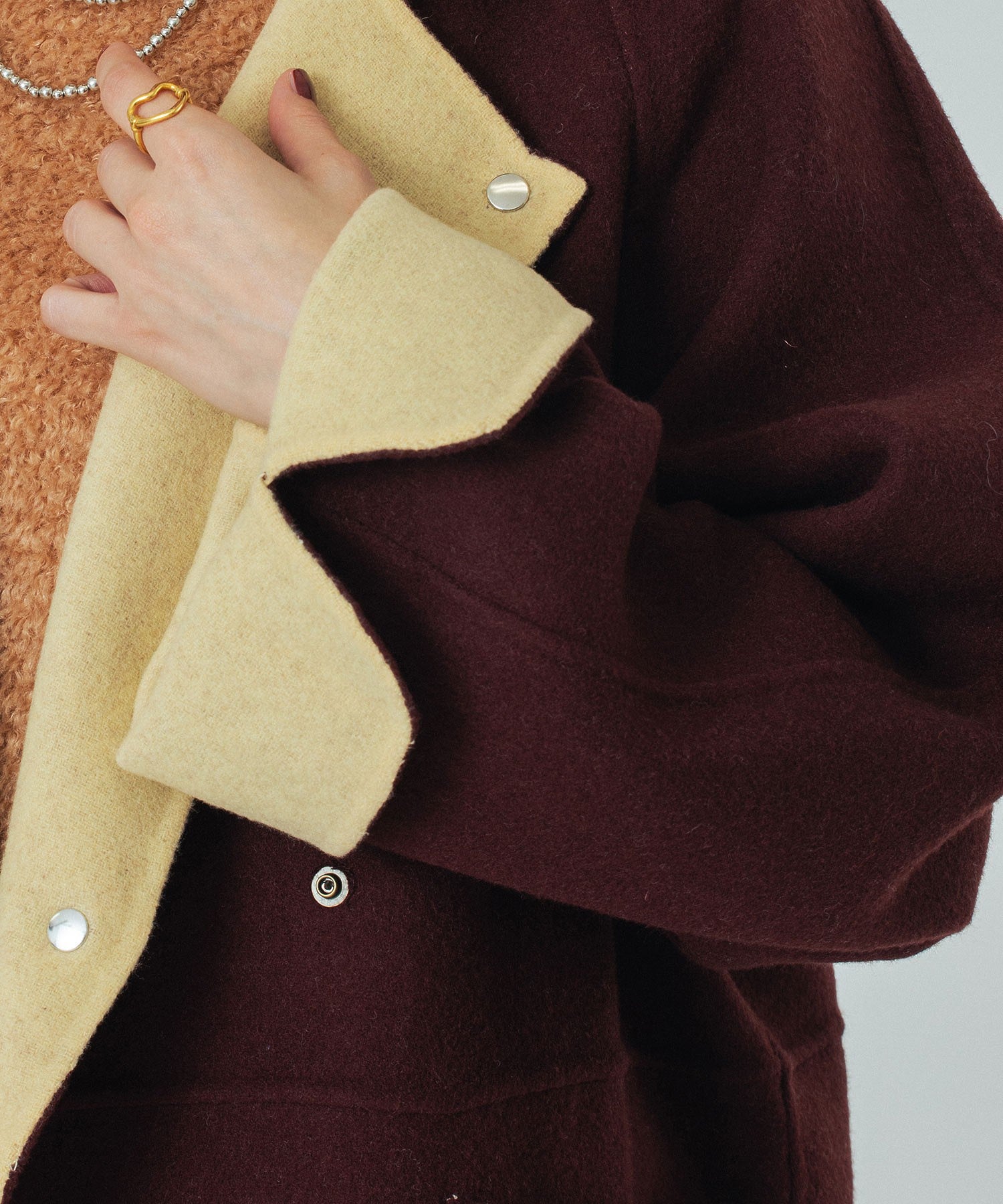 CREOLME/REVERSIBLE MIDDLE COAT