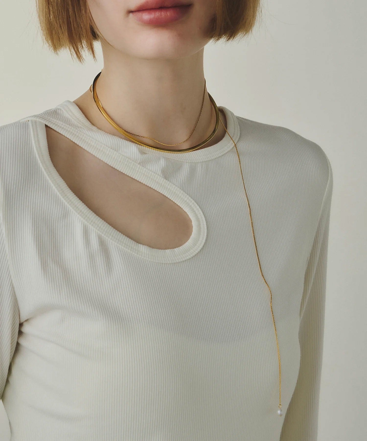 loni/BUD MULTIWAY PEARL CHOKER