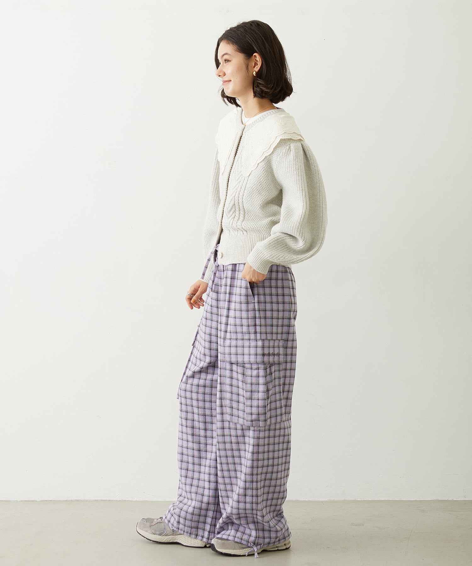 CHECKED CARGO PANTS