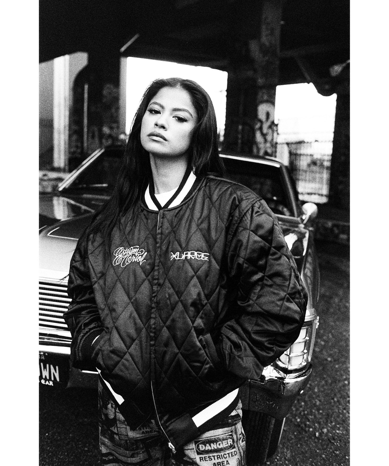 XLARGE×ESTEVAN ORIOL REVERSIBLE SOUVENIR JACKET