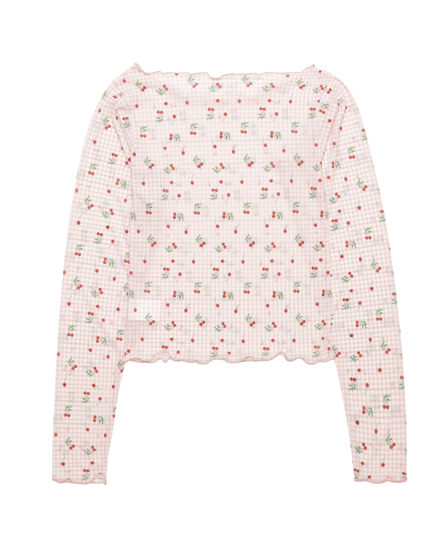 CHERRY MESH TOP