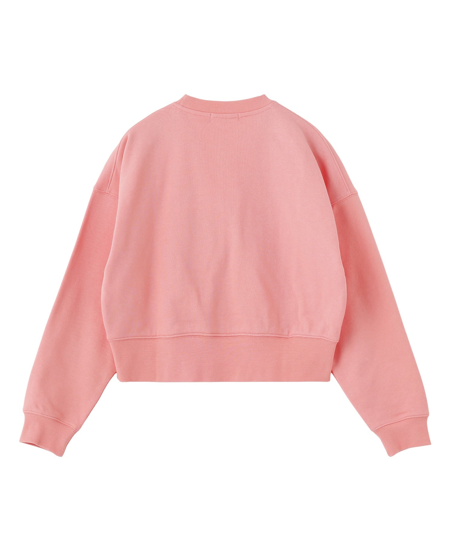 STITCHED HEART LOGO SHORT CREW SWEAT