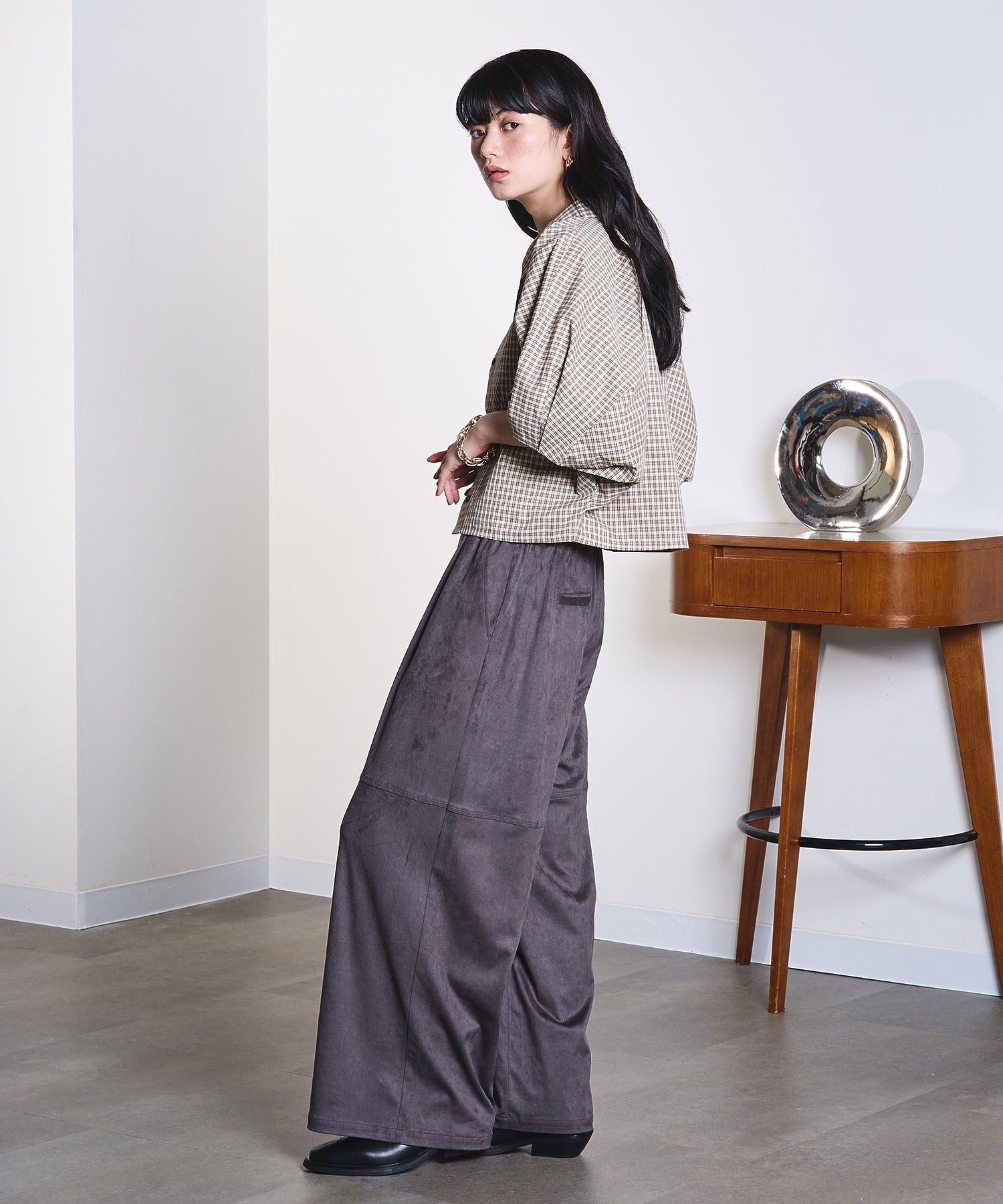 model:163cm 着用サイズ:S