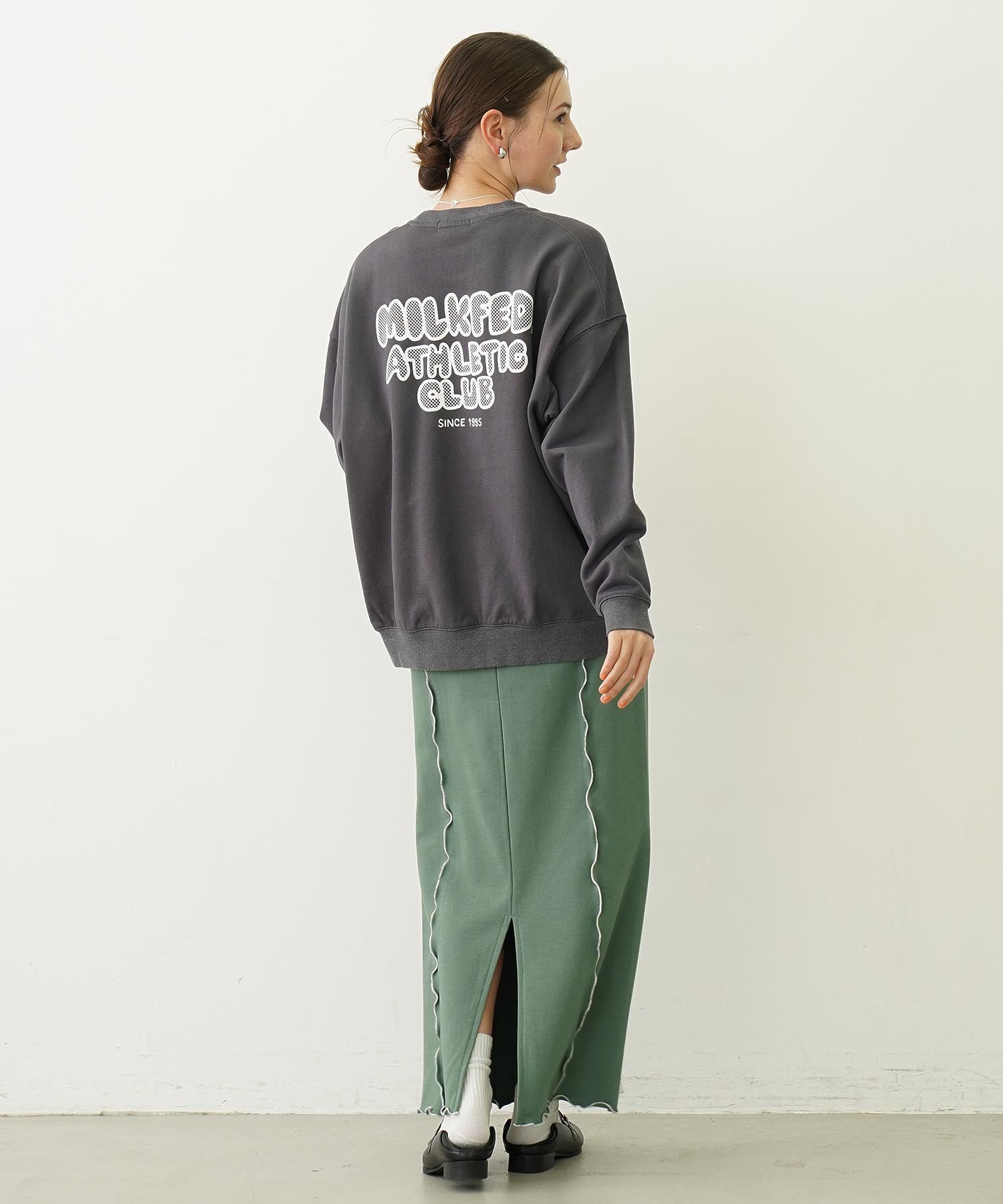 LETTUCE EDGE SWEAT SKIRT