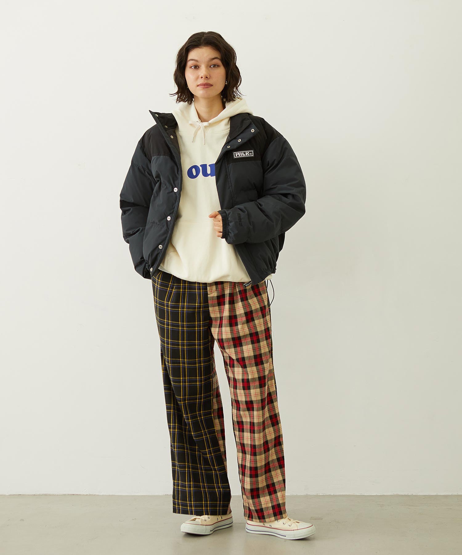 BAR PATCH PUFFER JACKET