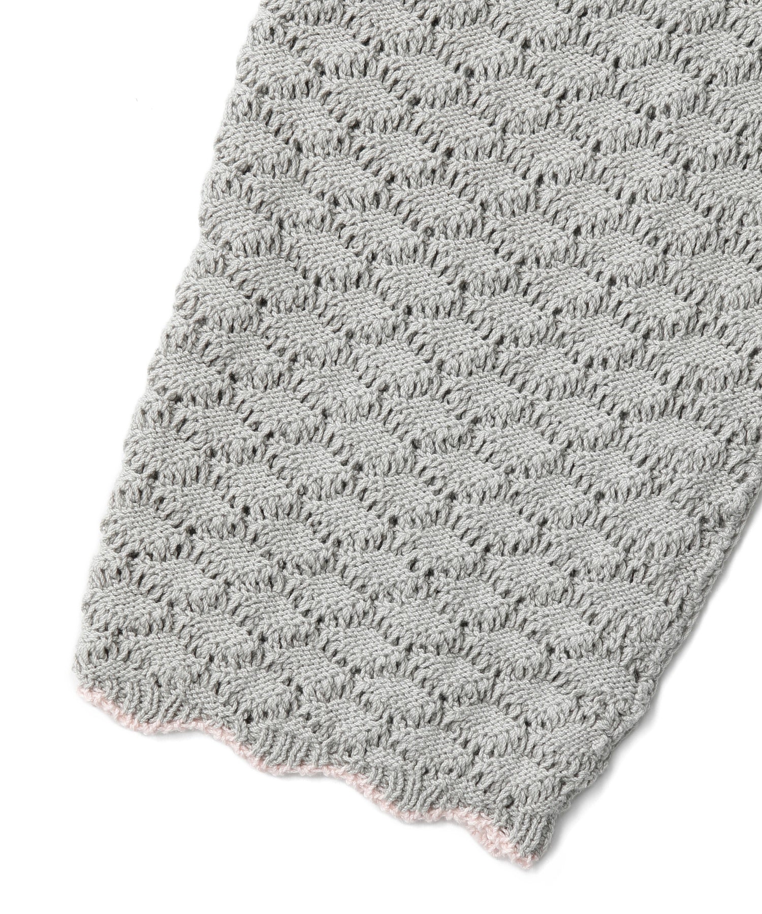 OPEN COLLAR CONTRAST TRIM KNIT CARDIGAN