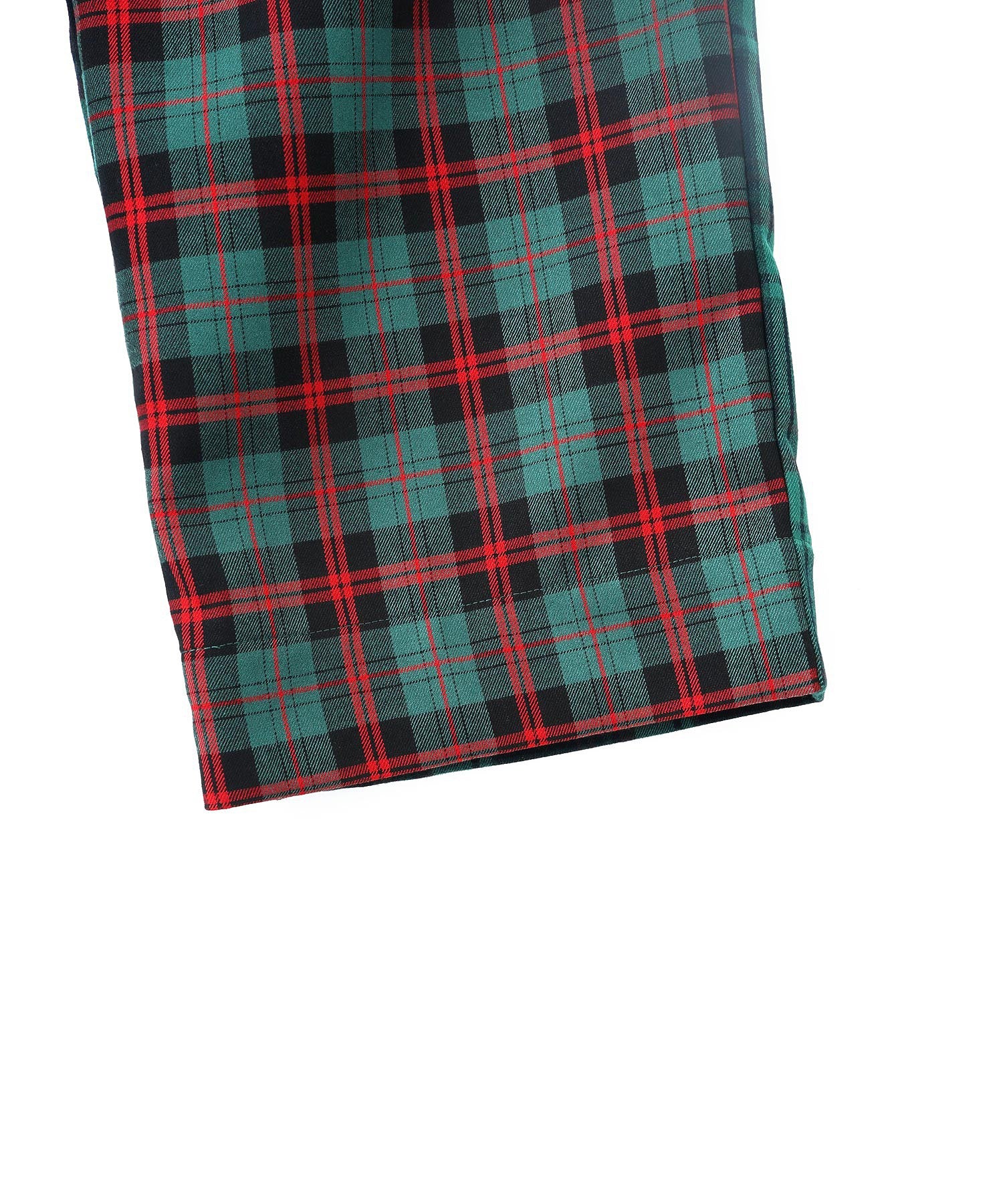 COMBINATION PLAID PANTS