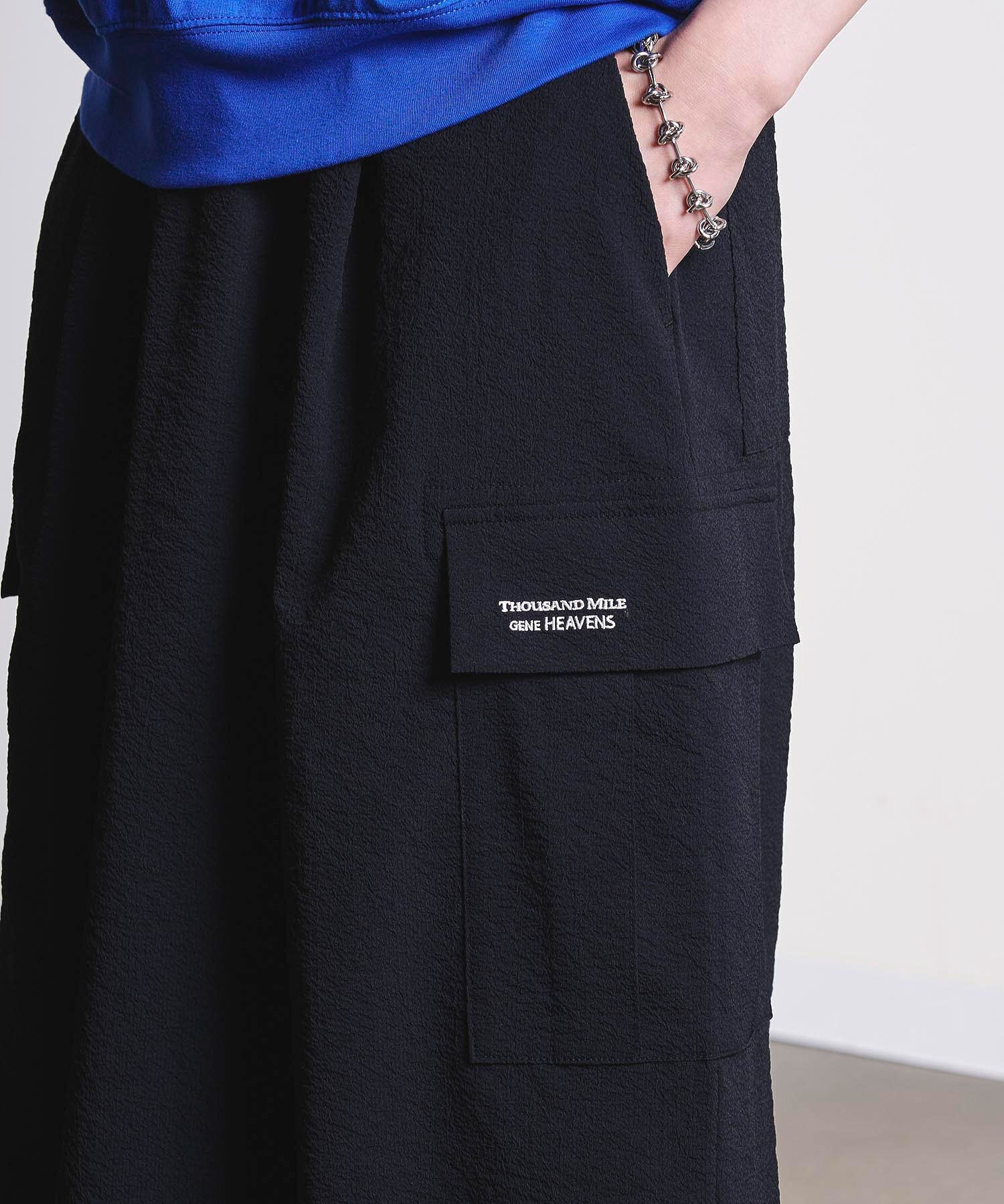 GENE HEAVENS x THOUSAND MILE/CARGO POCKET MAXI SKIRT