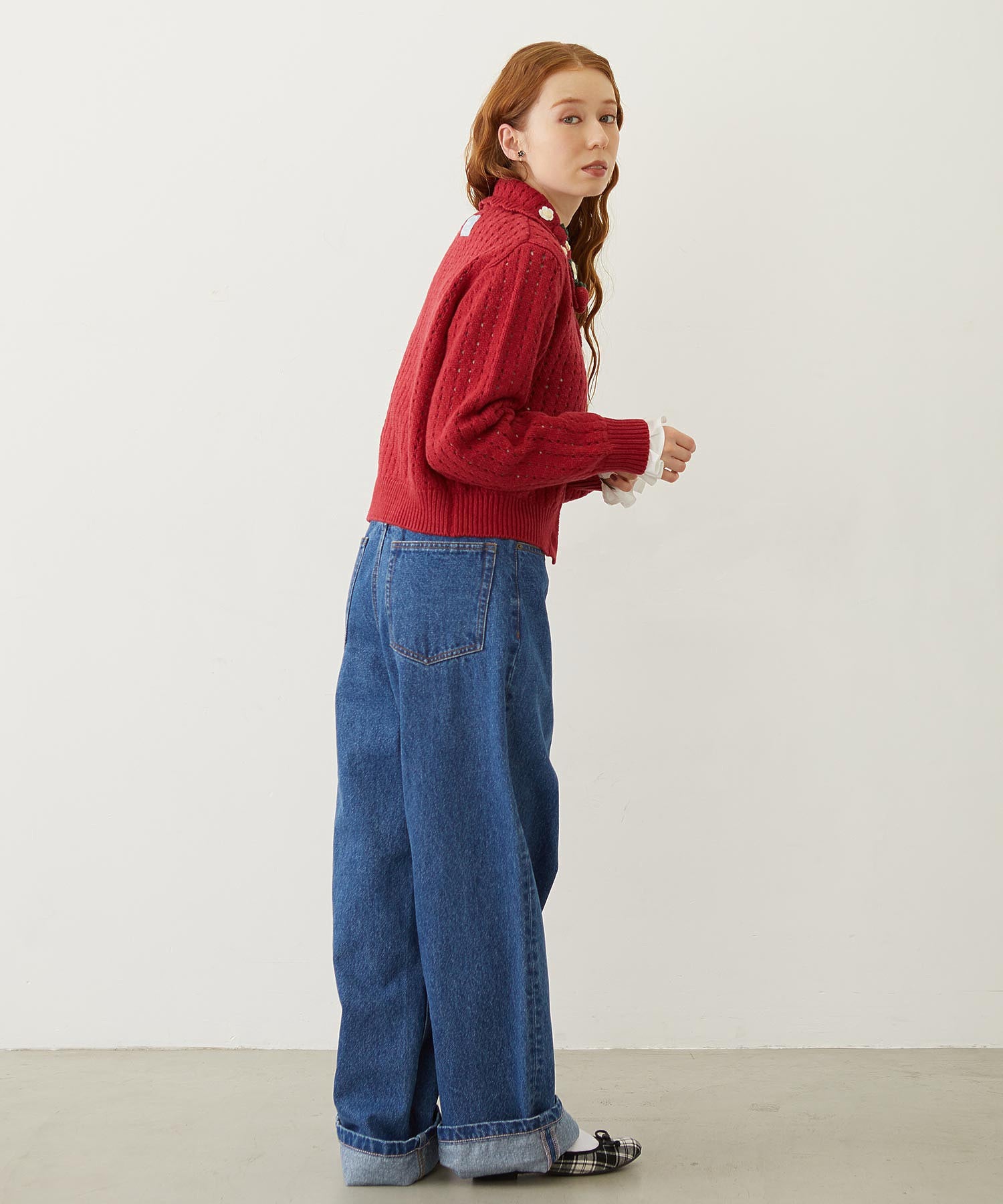 BOYFRIEND LOOSE DENIM PANTS