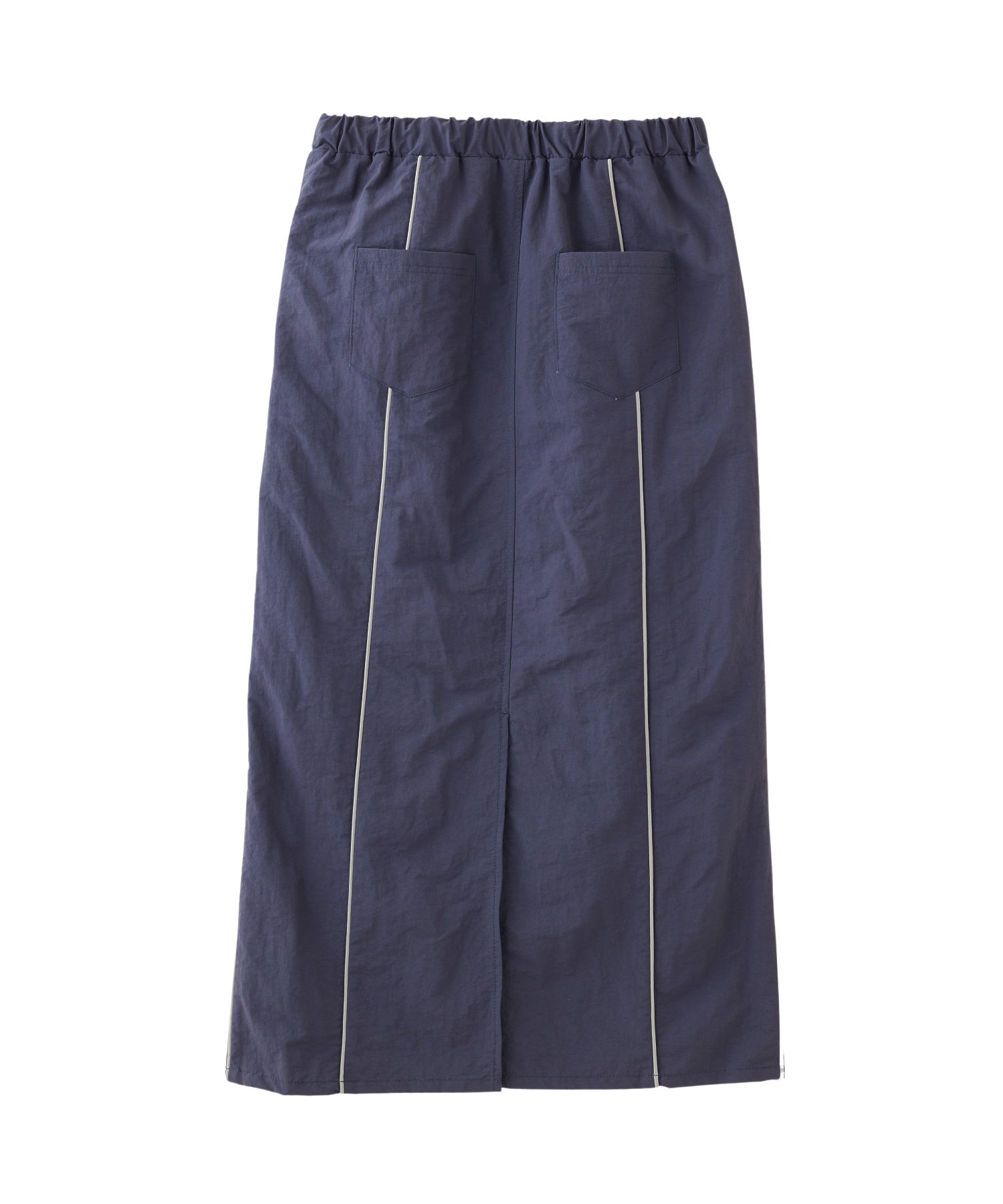 LINE PIPING LONG SKIRT