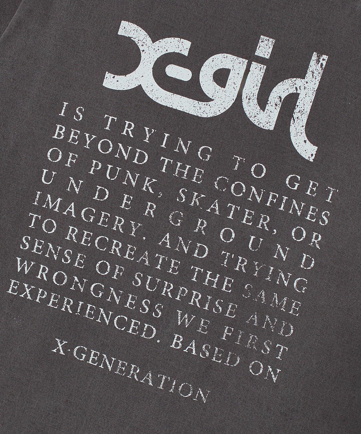 FADED FACE S/S TEE