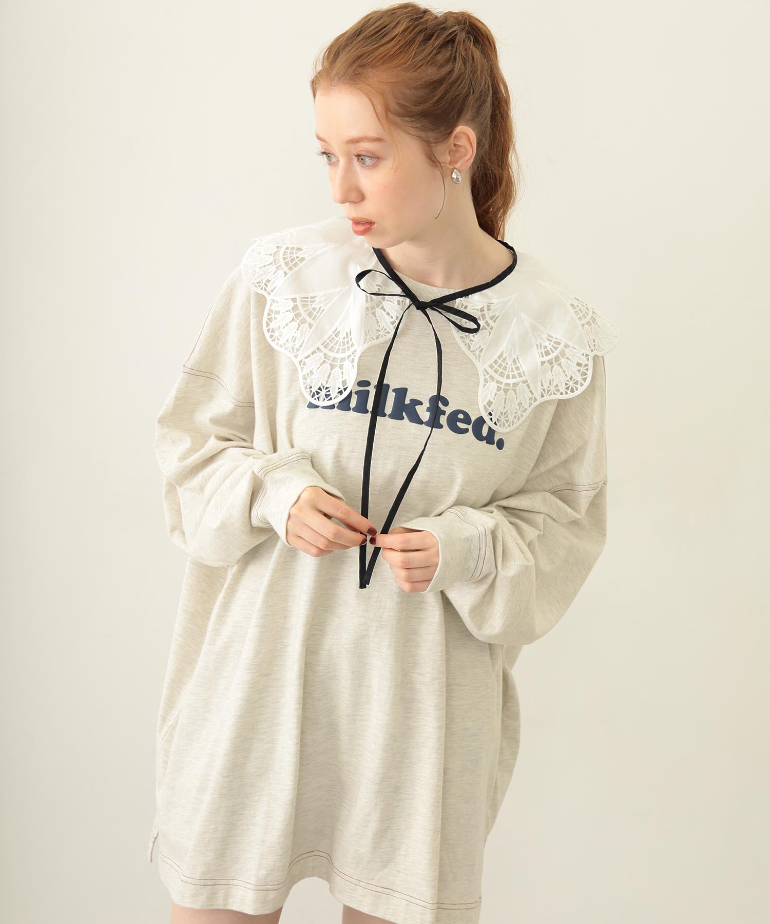 MULTI RUFFLE COLLAR BLOUSE