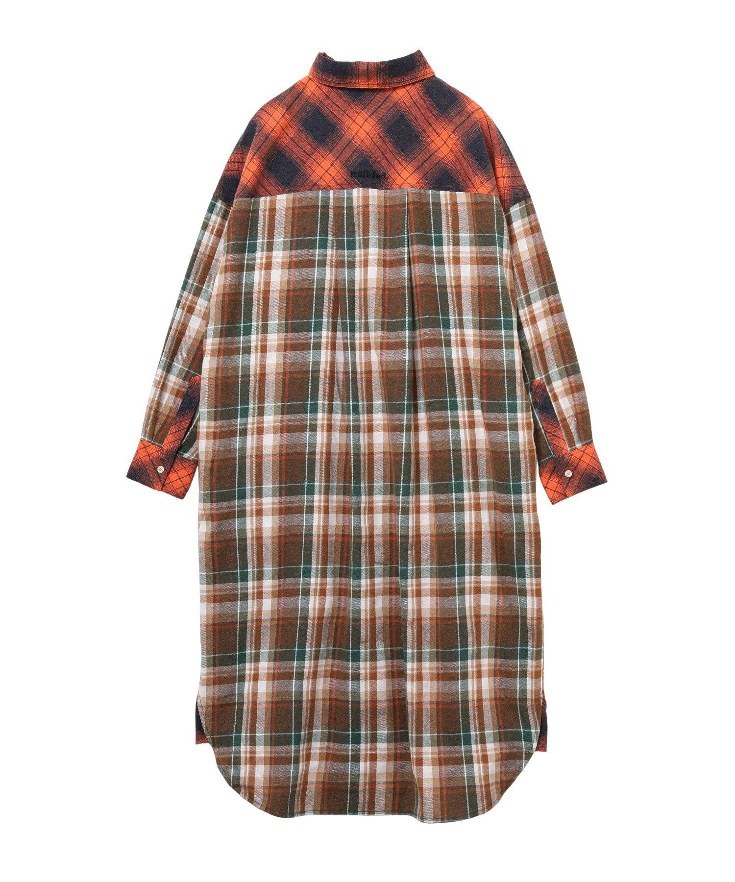 WASHED PANEL SHIRT DRESS