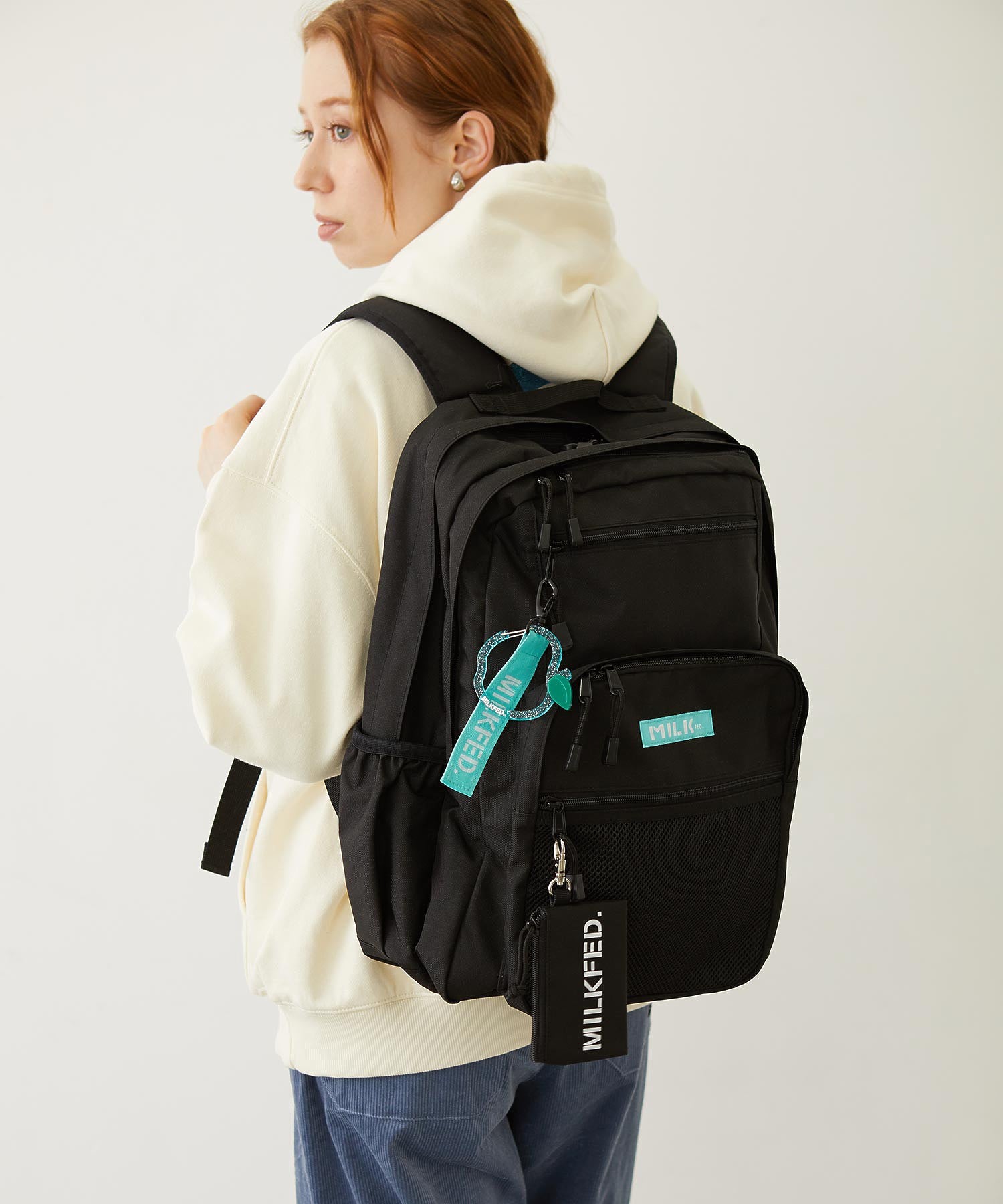 W ZIP BACKPACK LtGREEN