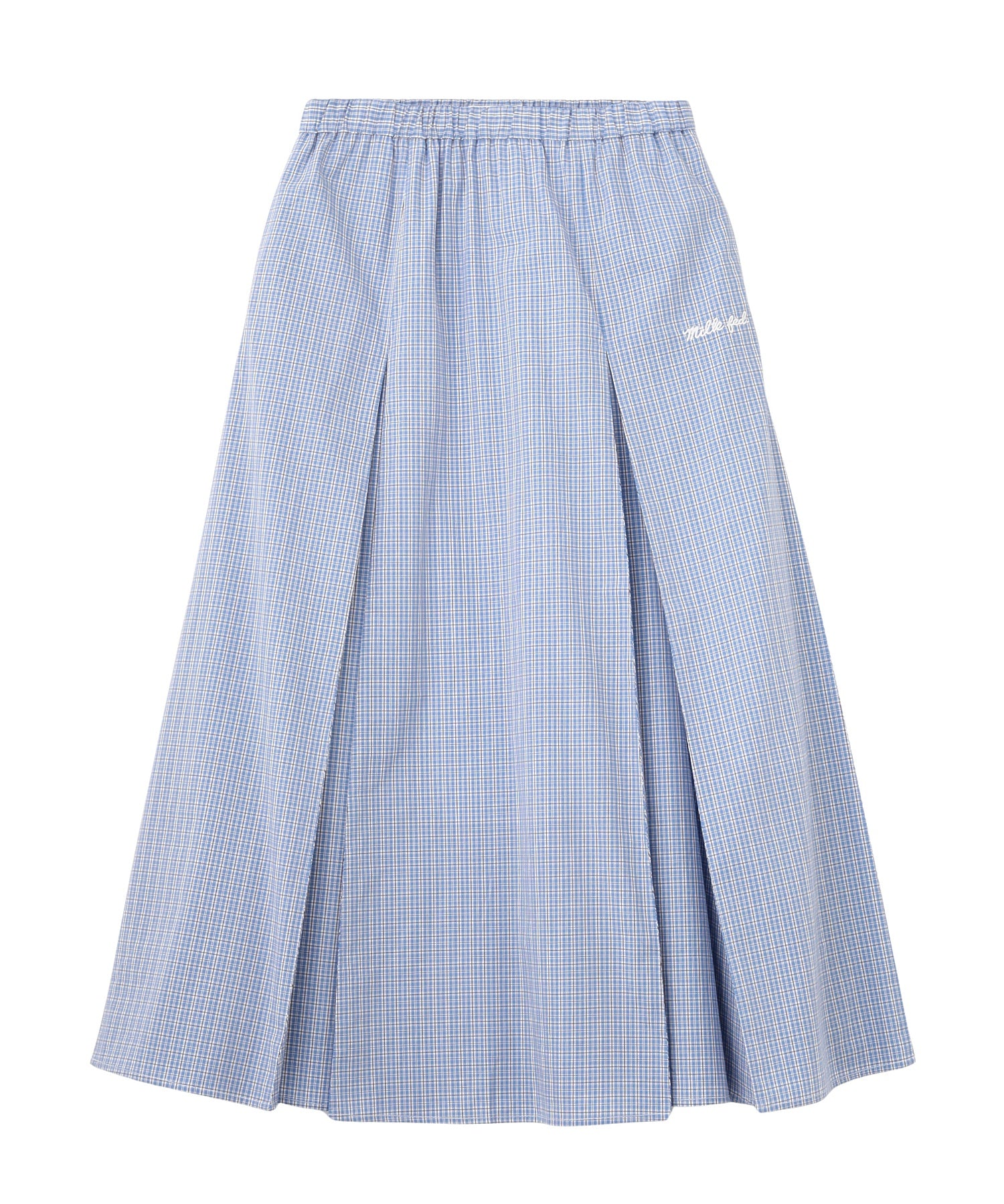 PLAID PATTERN LONG SKIRT