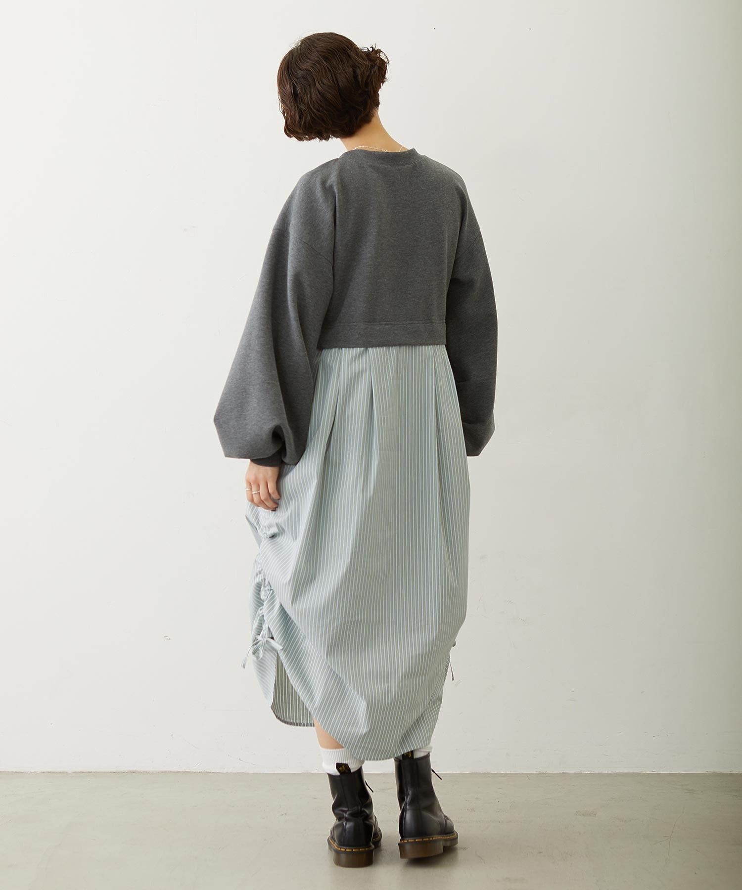 STRIPED DOCKING DRESS