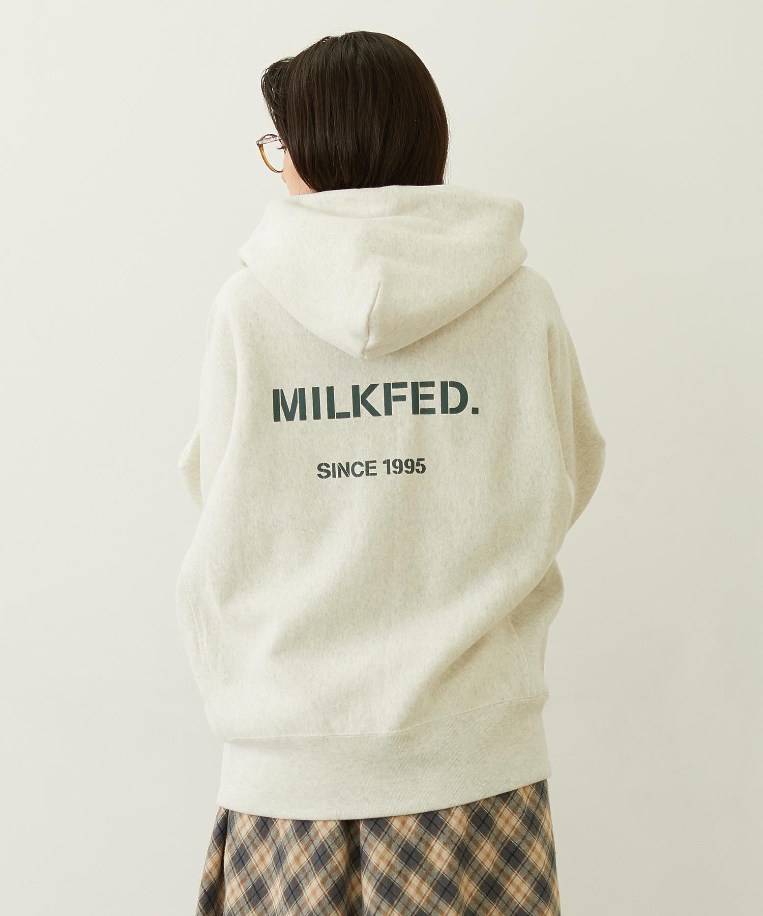 MILKFED. × CHAMPION SWEAT ZIP HOODIE