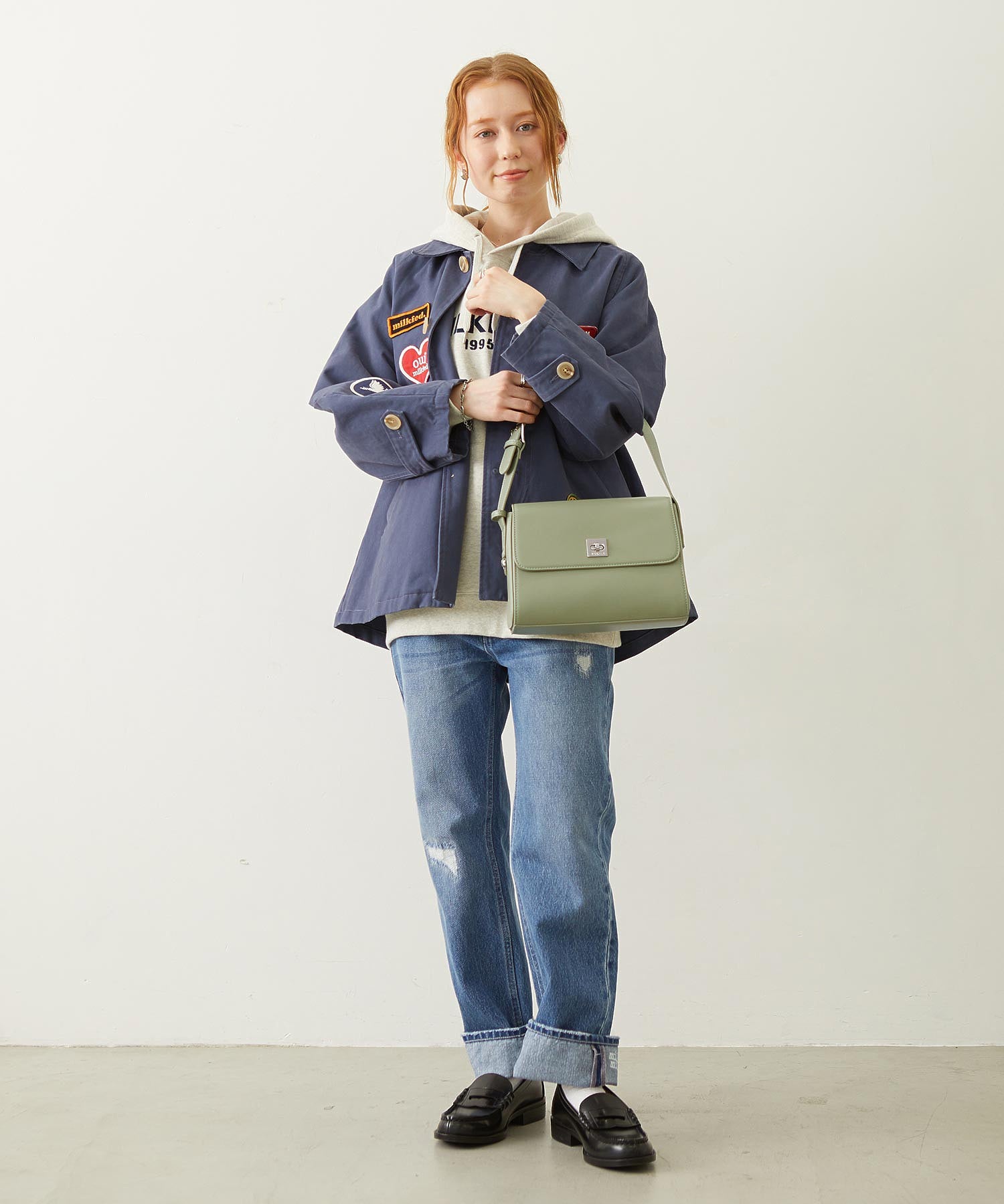 TRAPEZOID SHOULDER BAG