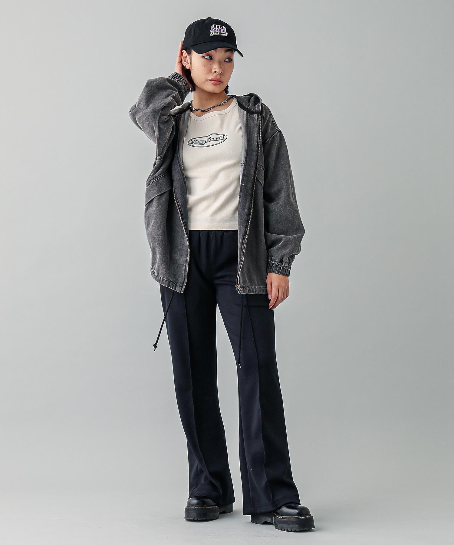 model　H:161cm 着用サイズ:M