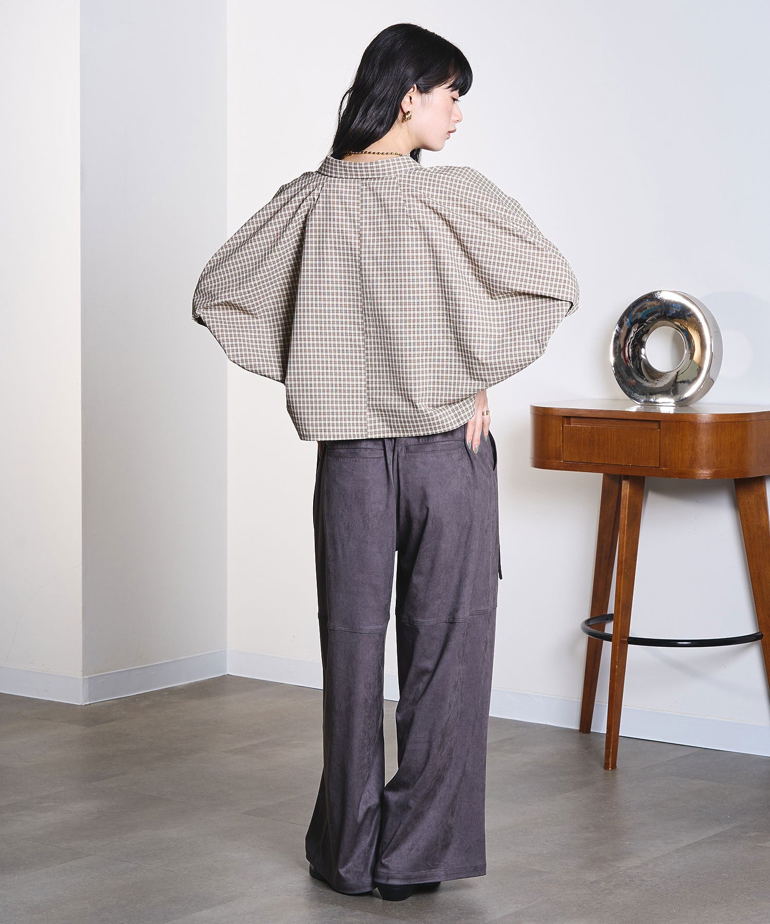 model:163cm 着用サイズ:S