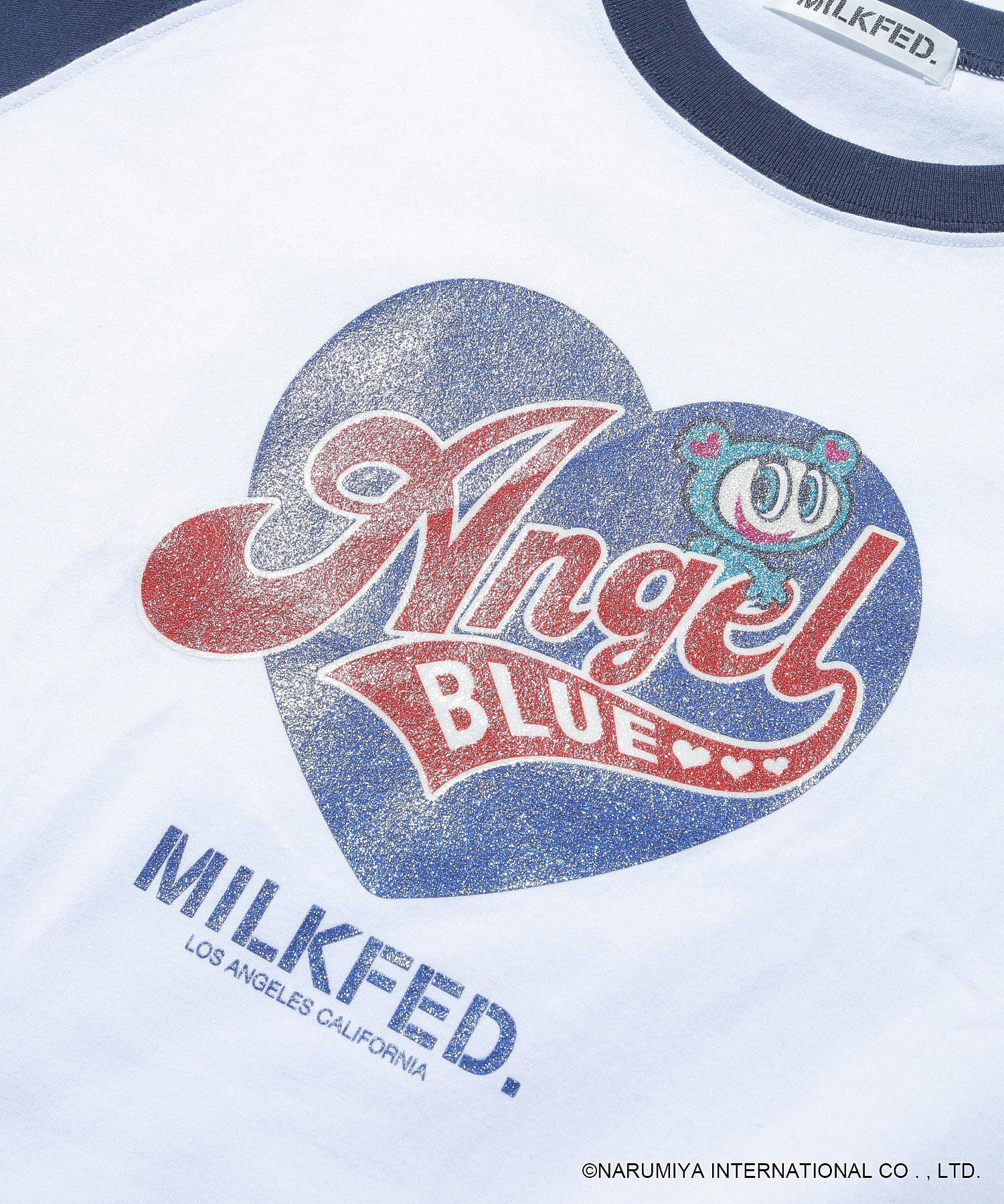 MILKFED. × ANGEL BLUE COMPACT B/B TEE