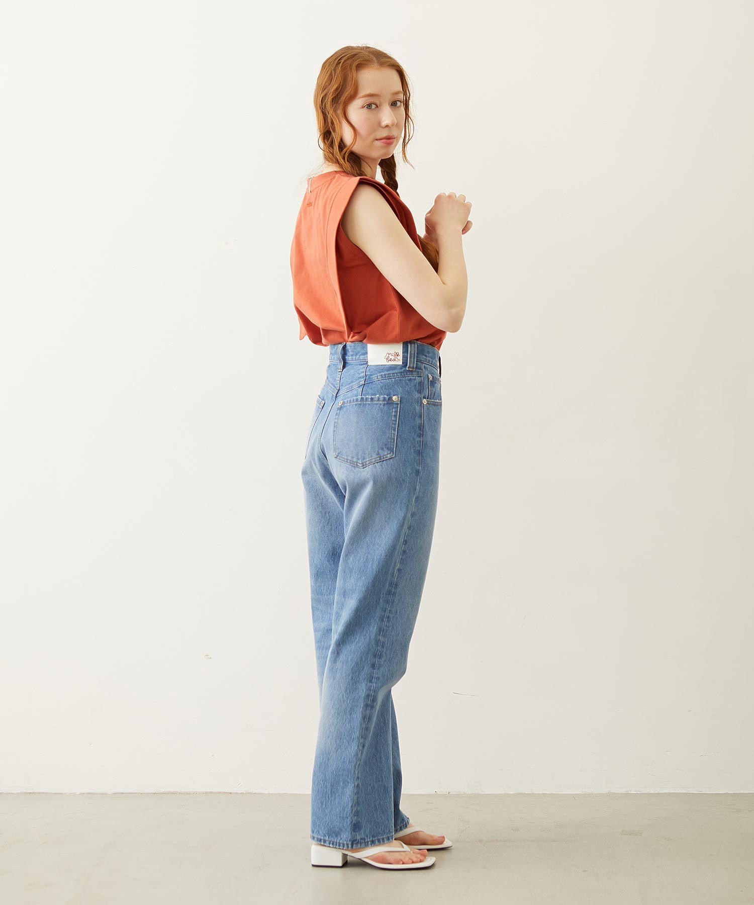 STRAIGHT DENIM PANTS
