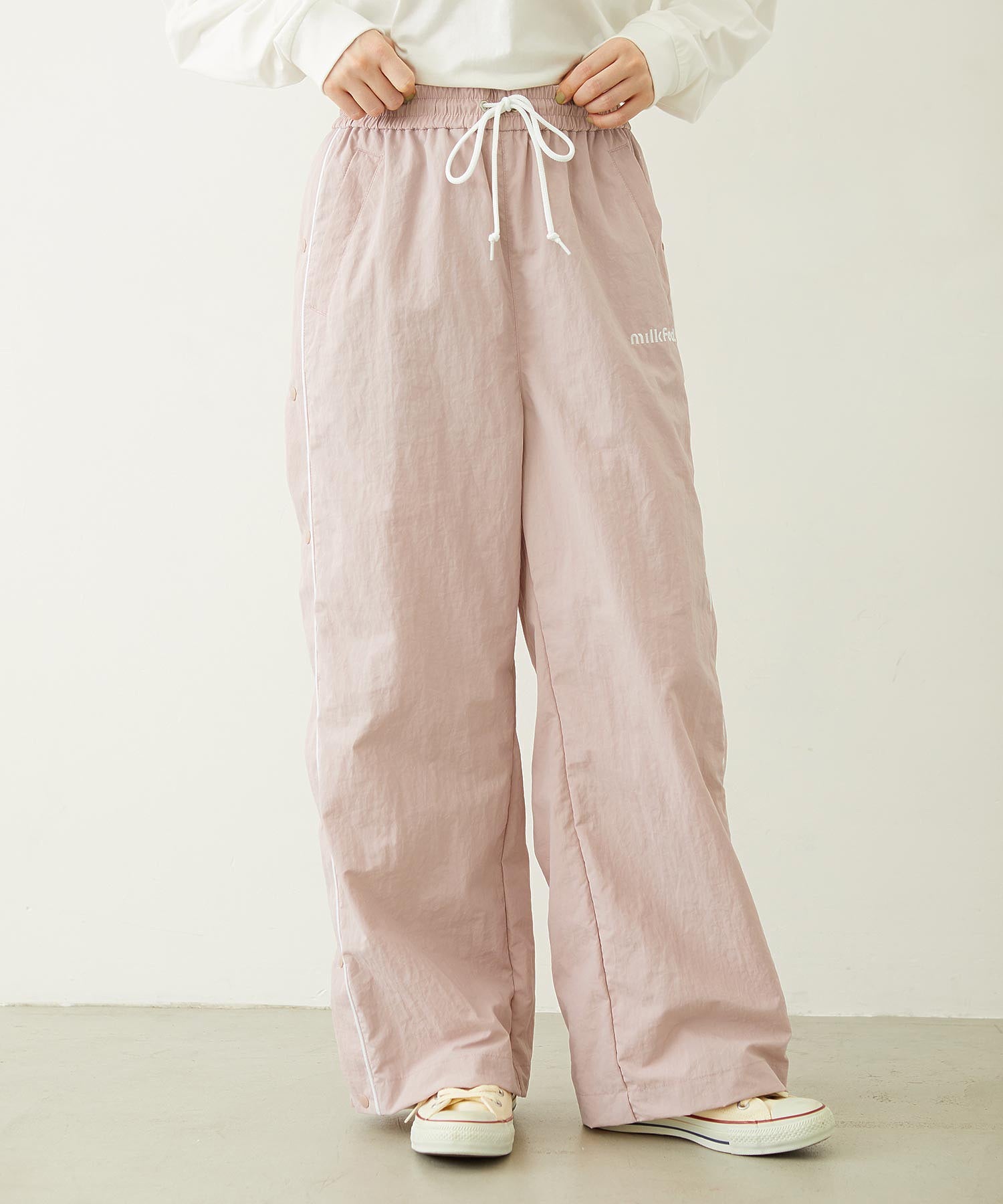 CUTOUT LOGO TRACK PANTS