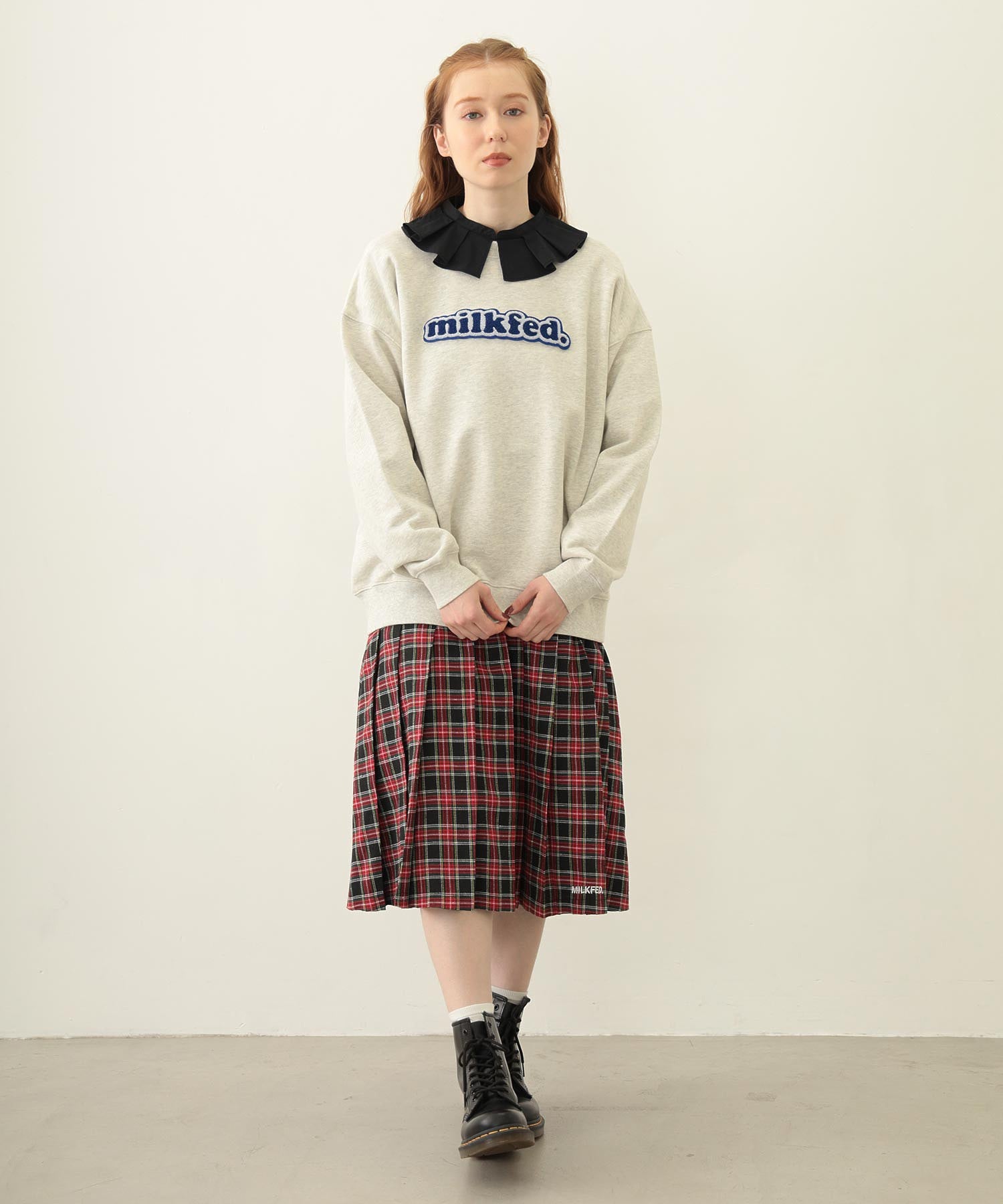 COOPER LOGO WIDE CREW SWEAT TOP