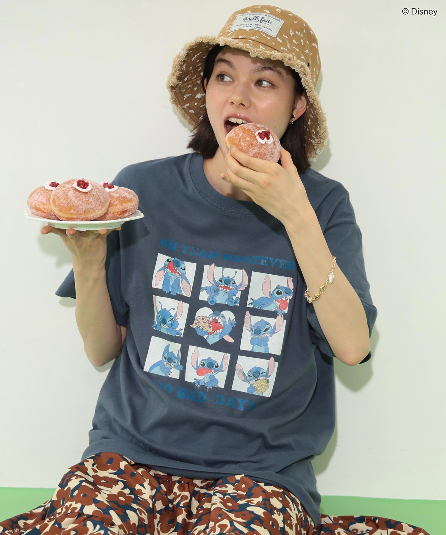 MILKFED./STITCH/SS TEE