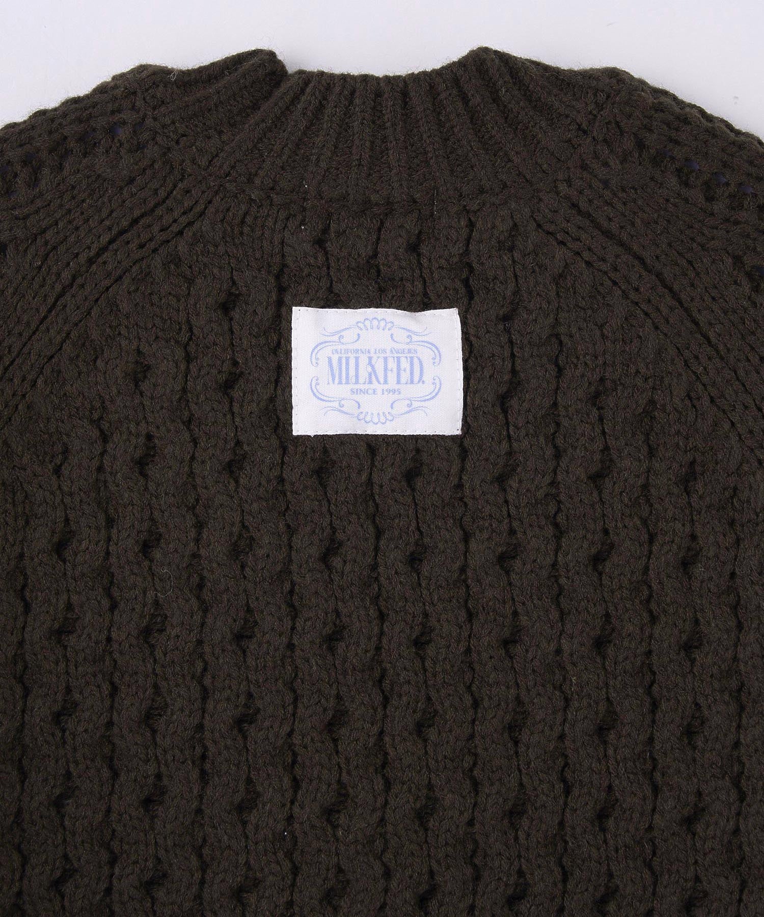 CABLE KNIT CARDIGAN