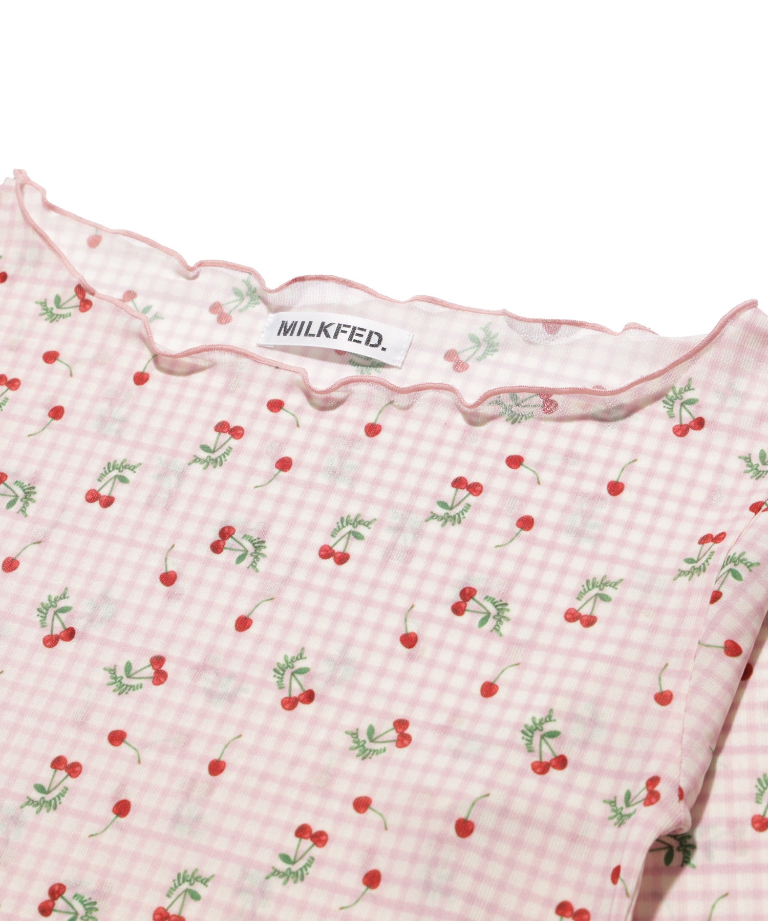 CHERRY MESH TOP