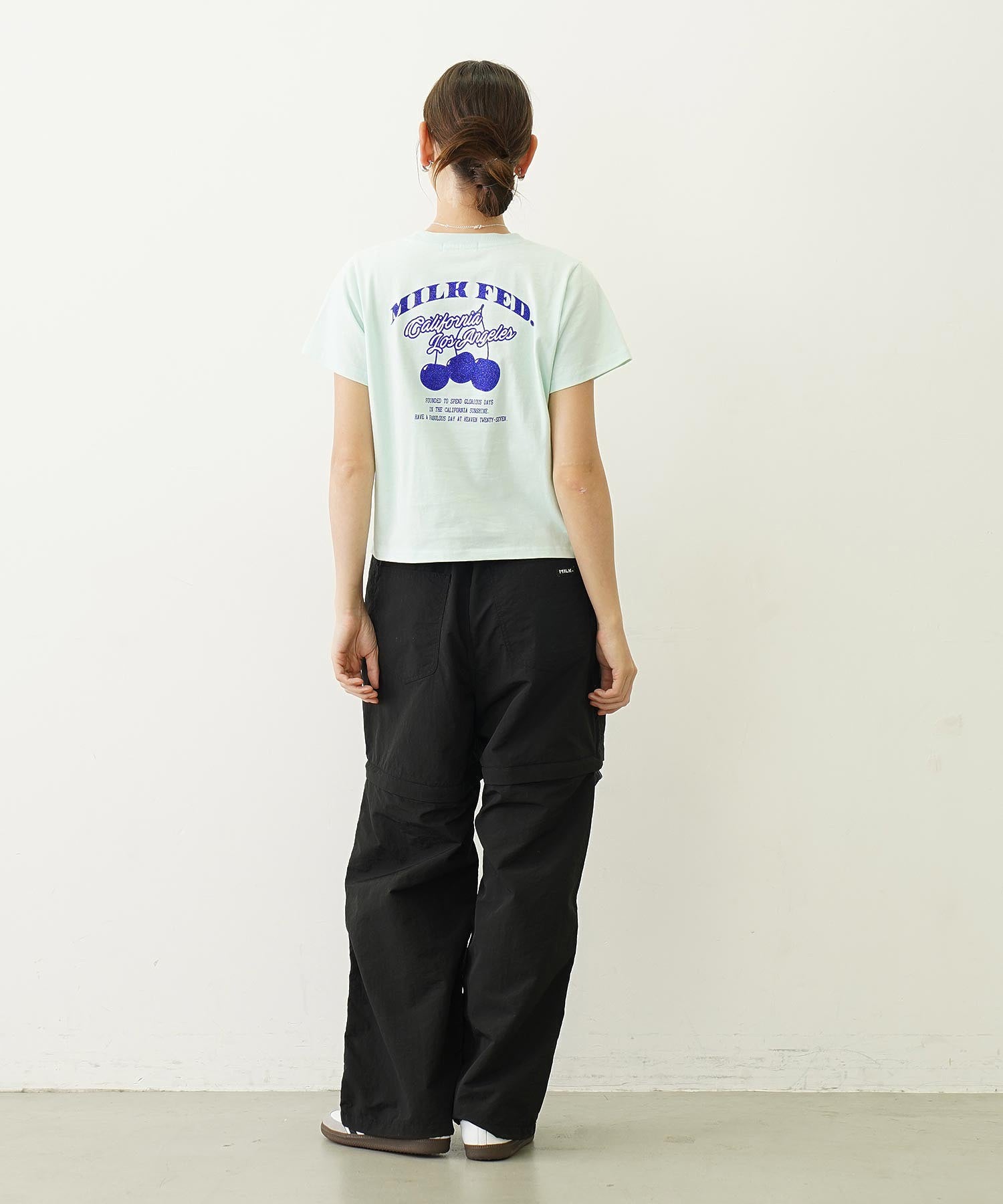 GLITTER  CHERRY COMPACT S/S TEE