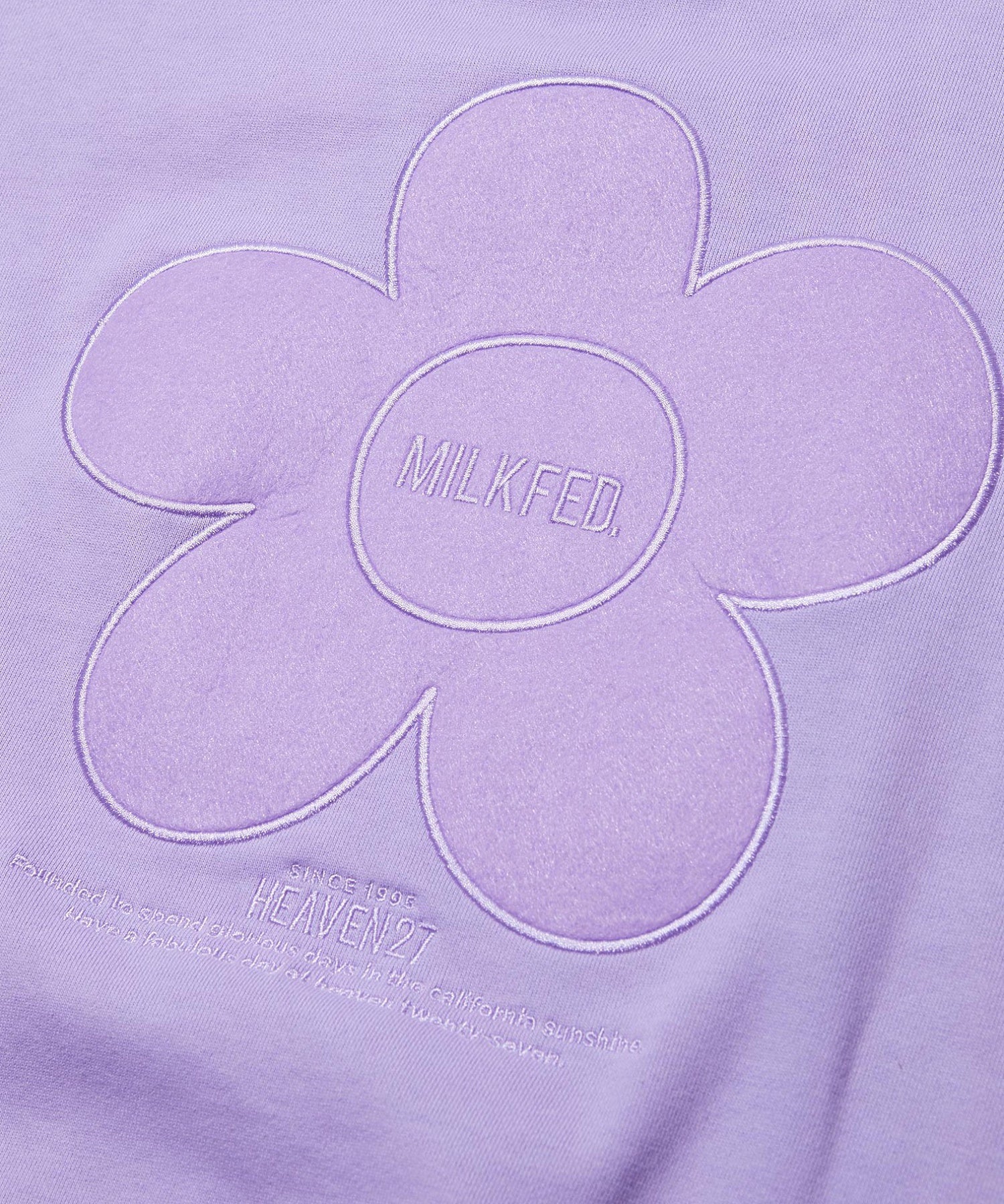 FLOWER ELBOW PATCH SWEAT TOP