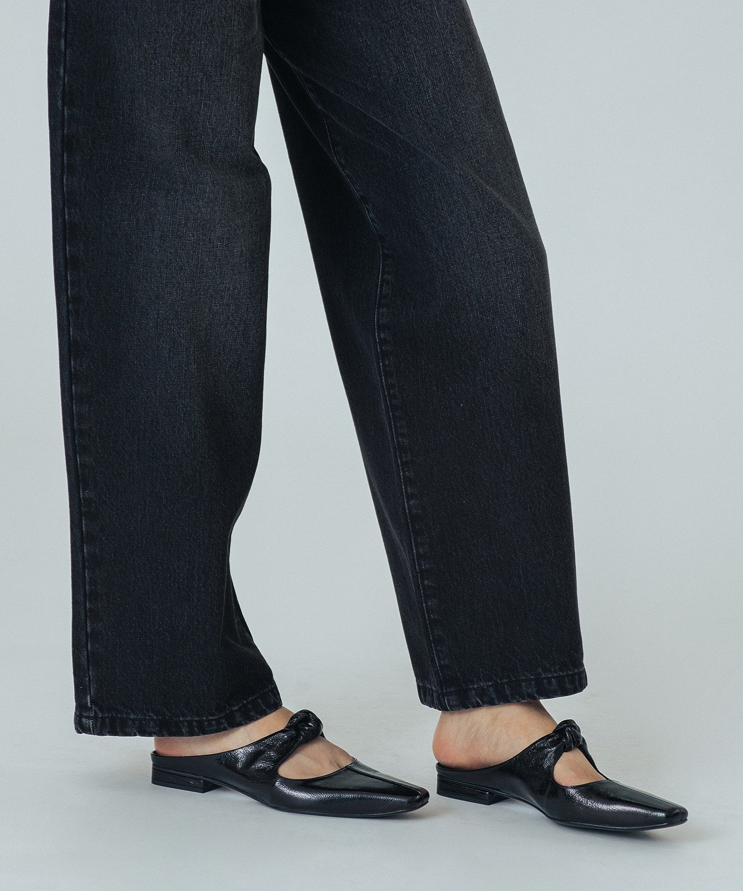 CREOLME/WIDE DENIM PANTS