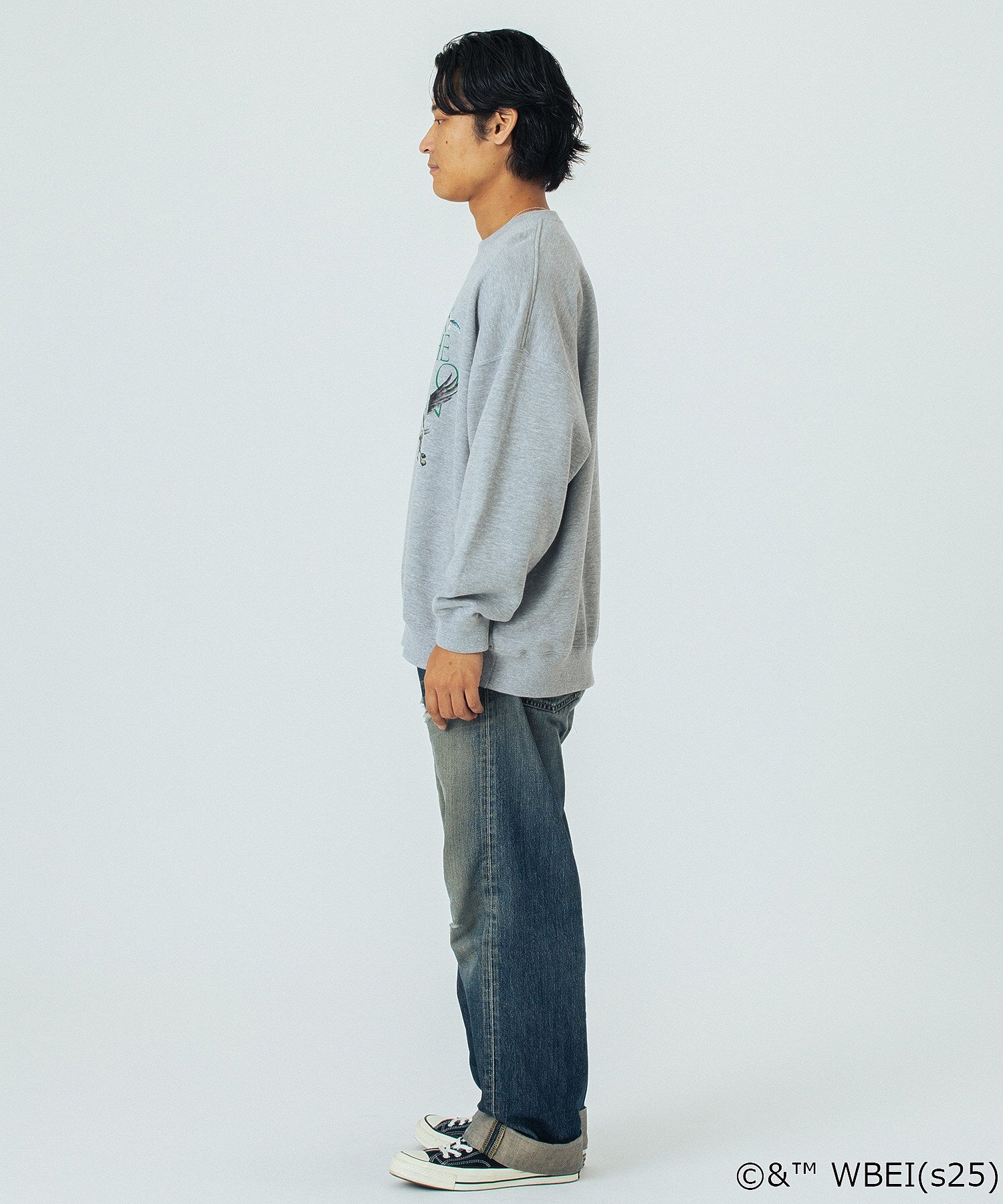 model:173cm 着用サイズ:L