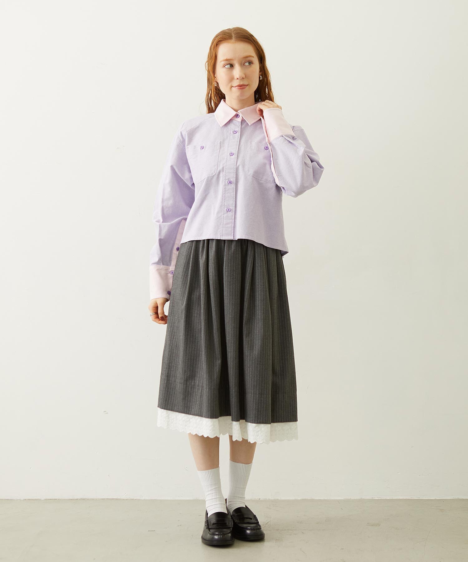 ACCENT COLLAR and CUFFS SHIRT