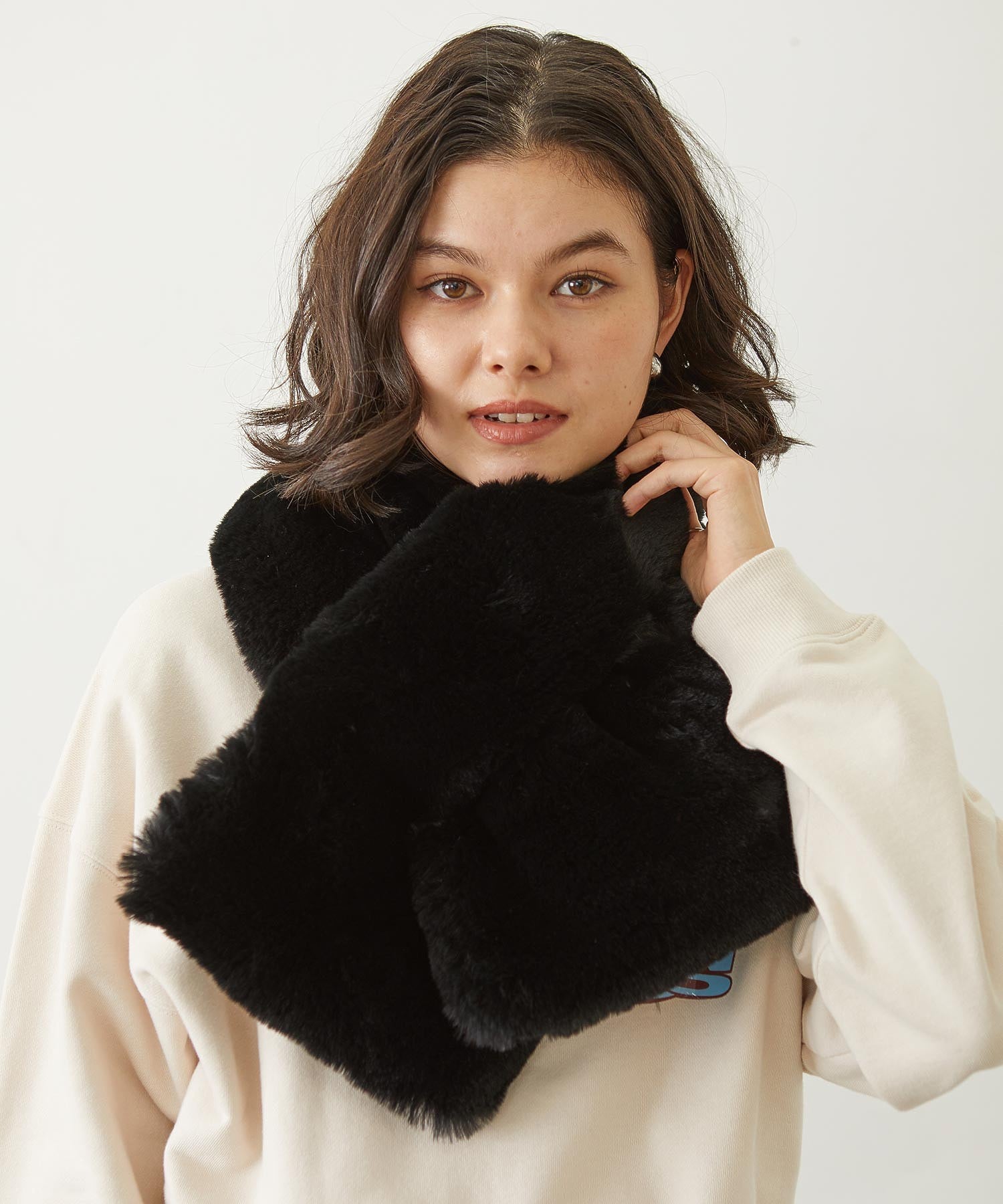 CHERRY QUILTED REVERSIBLE NYLON SCARF