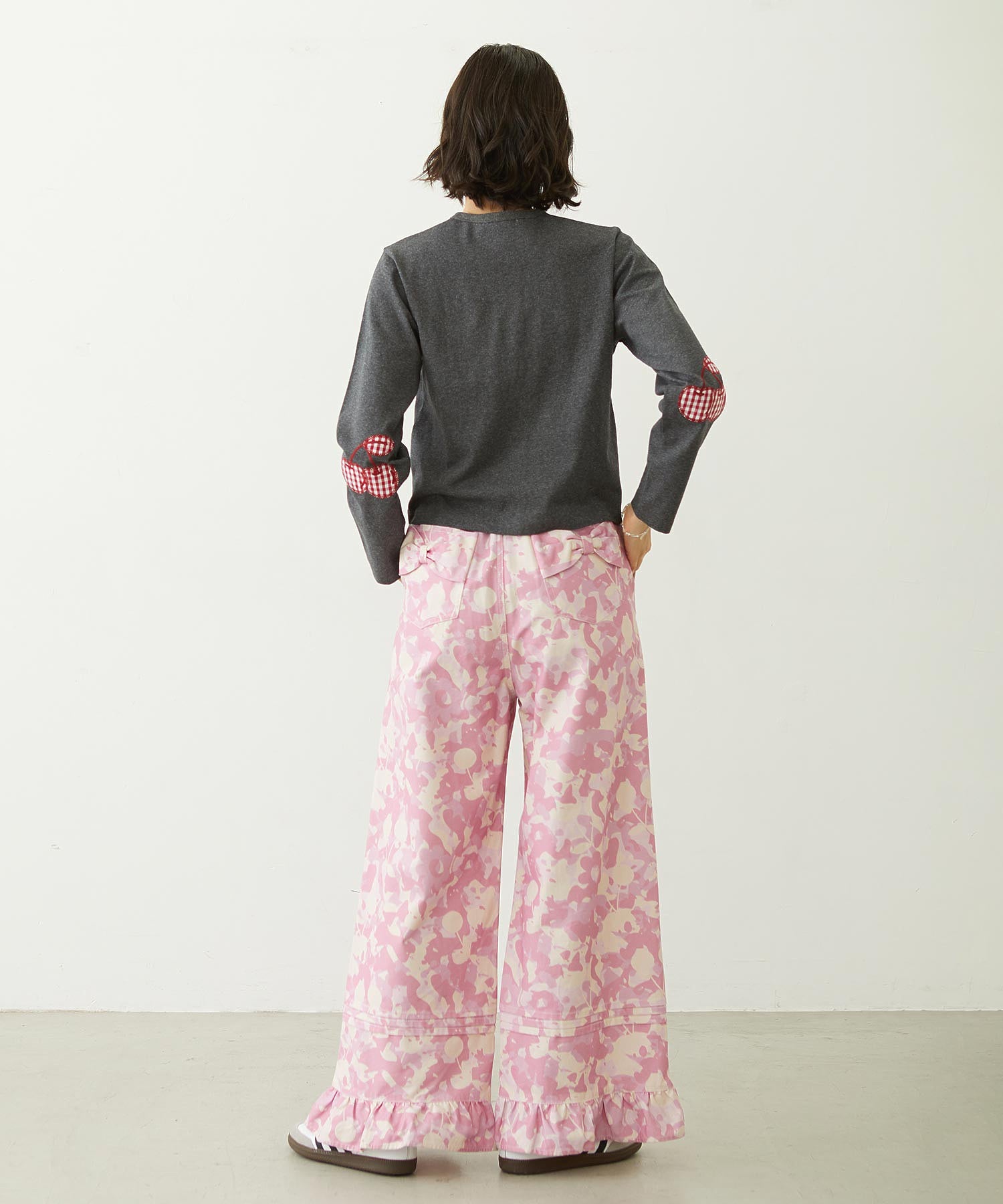 CHERRY ELBOW CARDIGAN