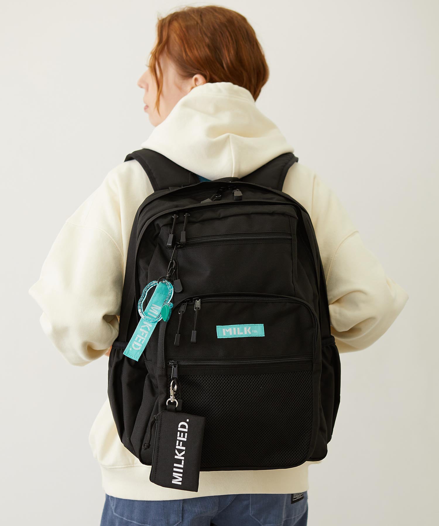 W ZIP BACKPACK LtGREEN