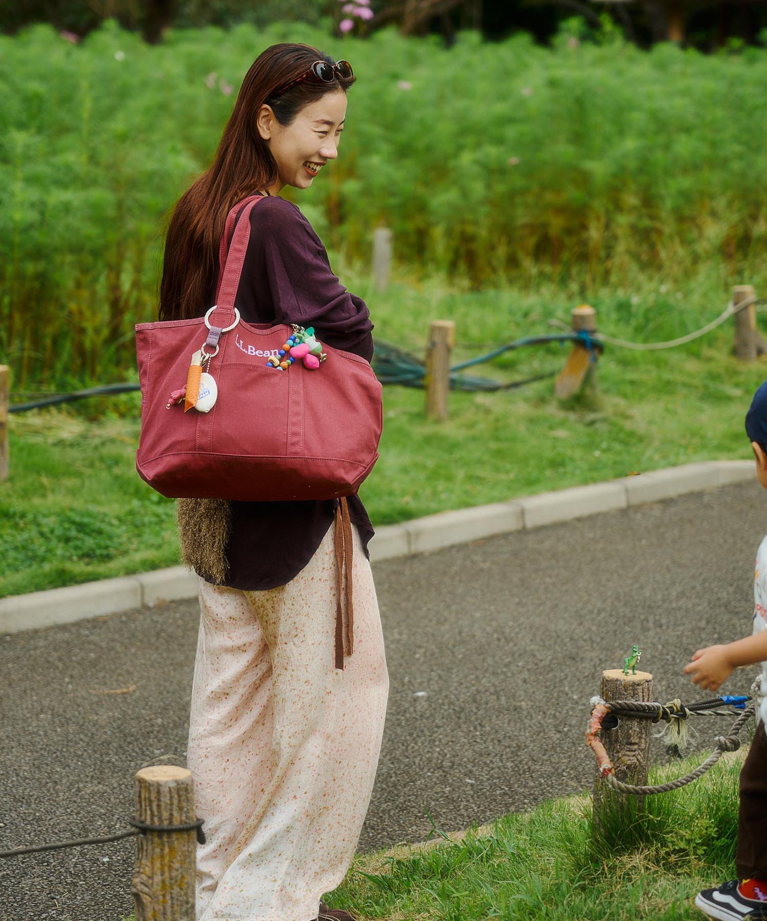 【ROSE BUD別注】L.L. Bean/GROCERY TOTE BAG