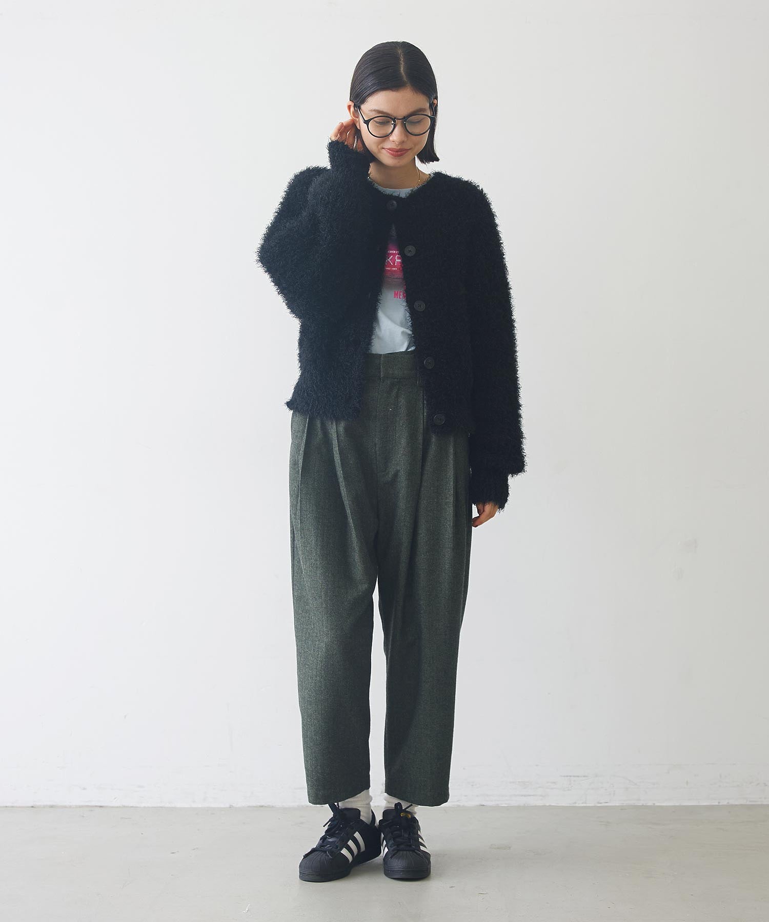 TAPERED CROPPED PANTS